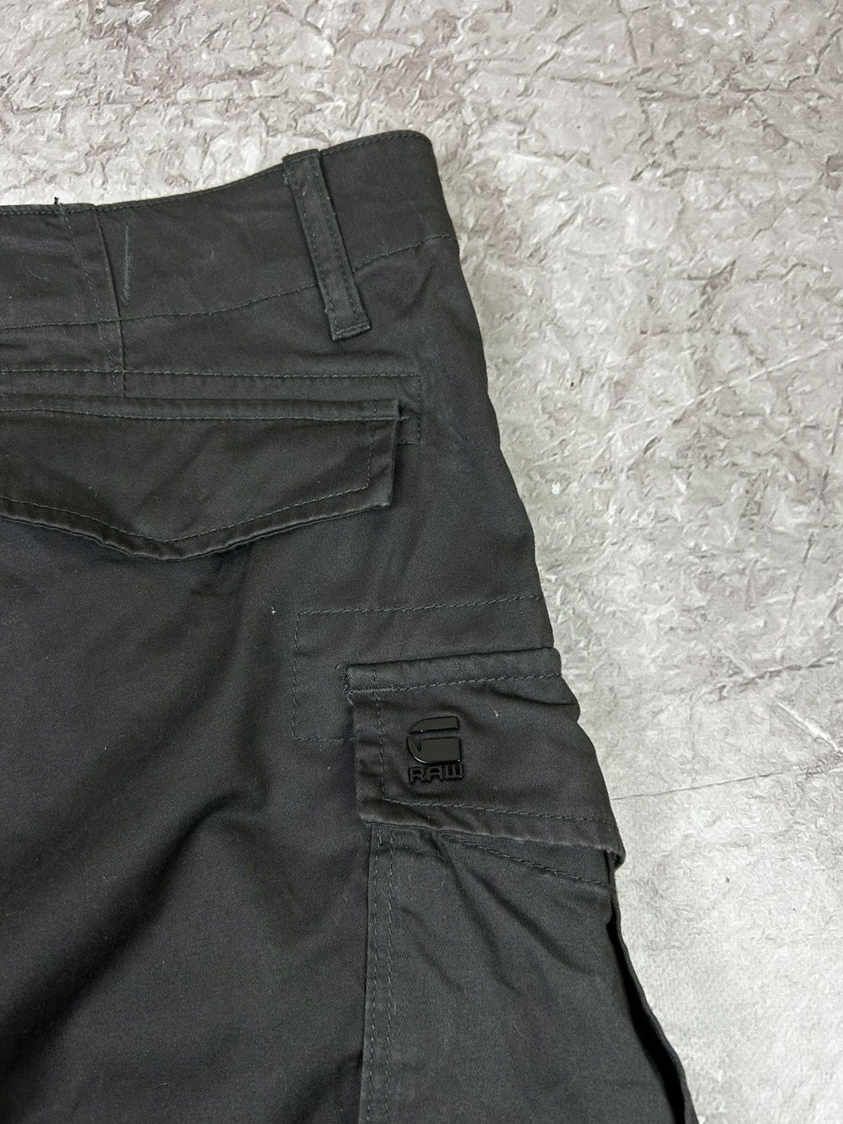 G-Star G Star Raw Rovic Denim Cargo Multi Pocket Pants Size US 32 / EU 48 - 4 Thumbnail