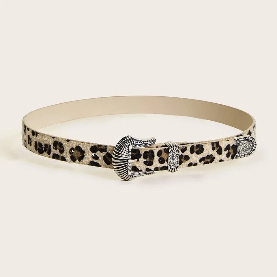 Designer 100cm Leopard Belt Size ONE SIZE - 2 Thumbnail