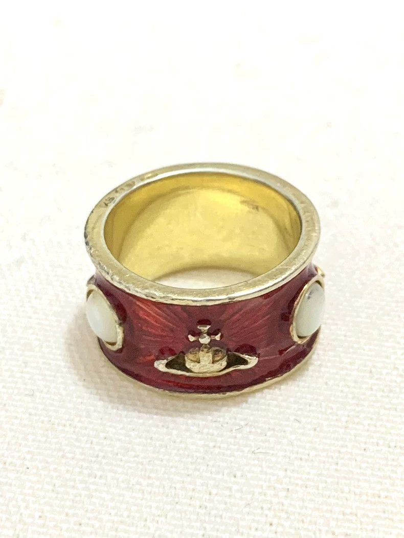 Vivienne Westwood Vivienne Westwood Vintage red king ring | Grailed