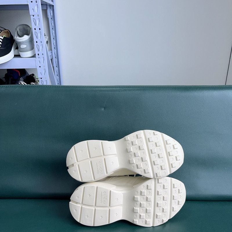 Gucci Gucci Rhyton Logo Low-Top Dad Sneakers - Size US 10.5 / EU 43-44 - 7 Thumbnail