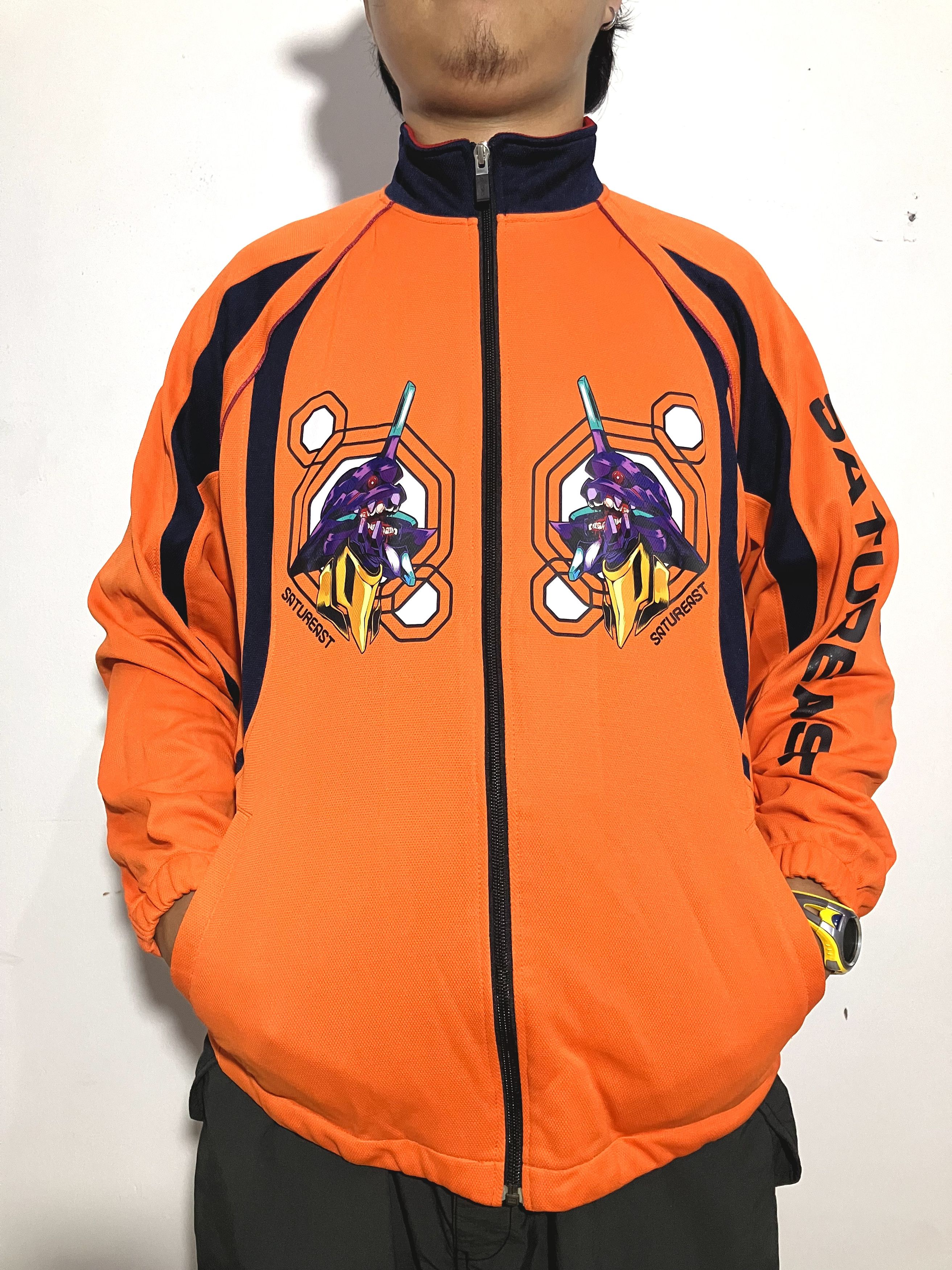 Anime Rework Jersey Anime Evangelion in Asics Tracktop Size US XL / EU 56 / 4 - 2 Thumbnail