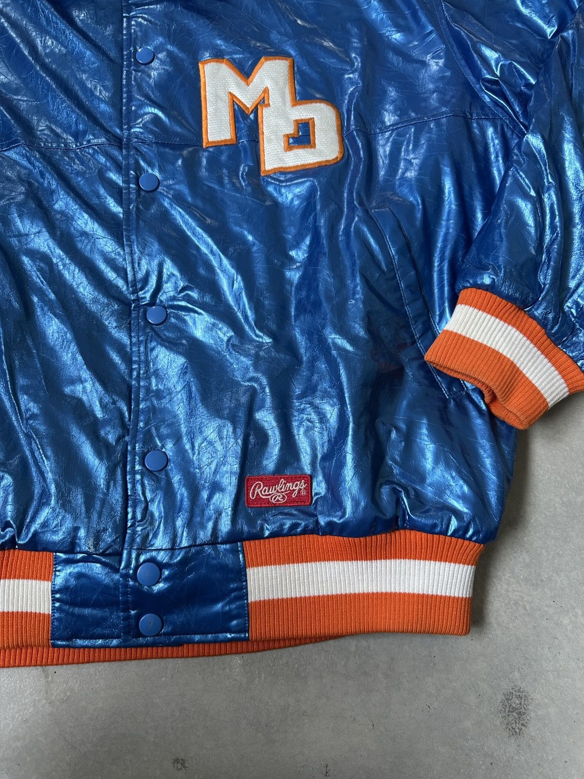 Japanese Brand VINTAGE RAWLINGS BASEBALL JACKET Size US XL / EU 56 / 4 - 4 Thumbnail