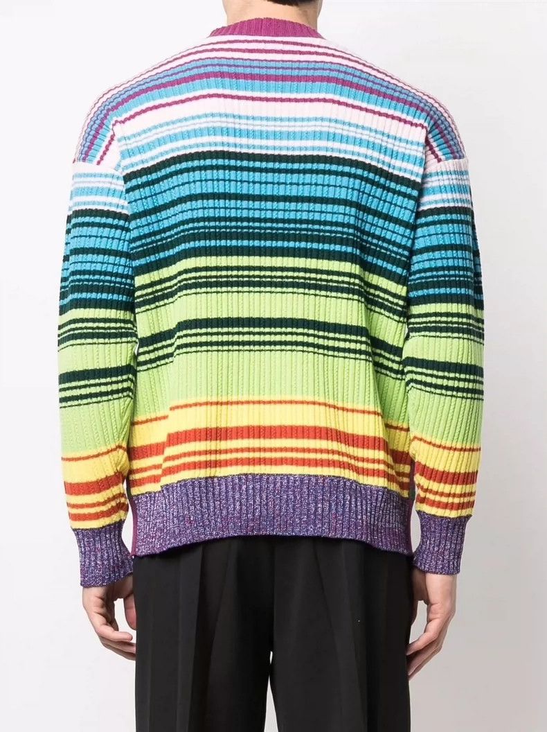 Versace Versace Colorful Medusa avatar sweater Size US L / EU 52-54 / 3 - 8 Thumbnail