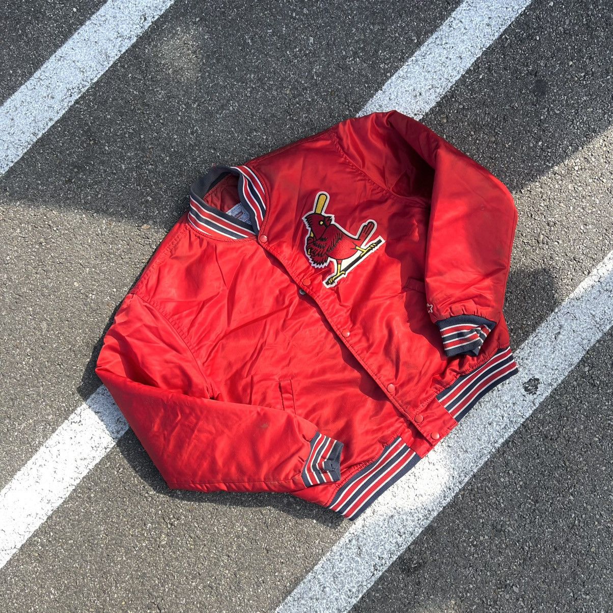 Vintage Louis Cardinals Starter Jacket Size US L / EU 52-54 / 3 - 3 Thumbnail