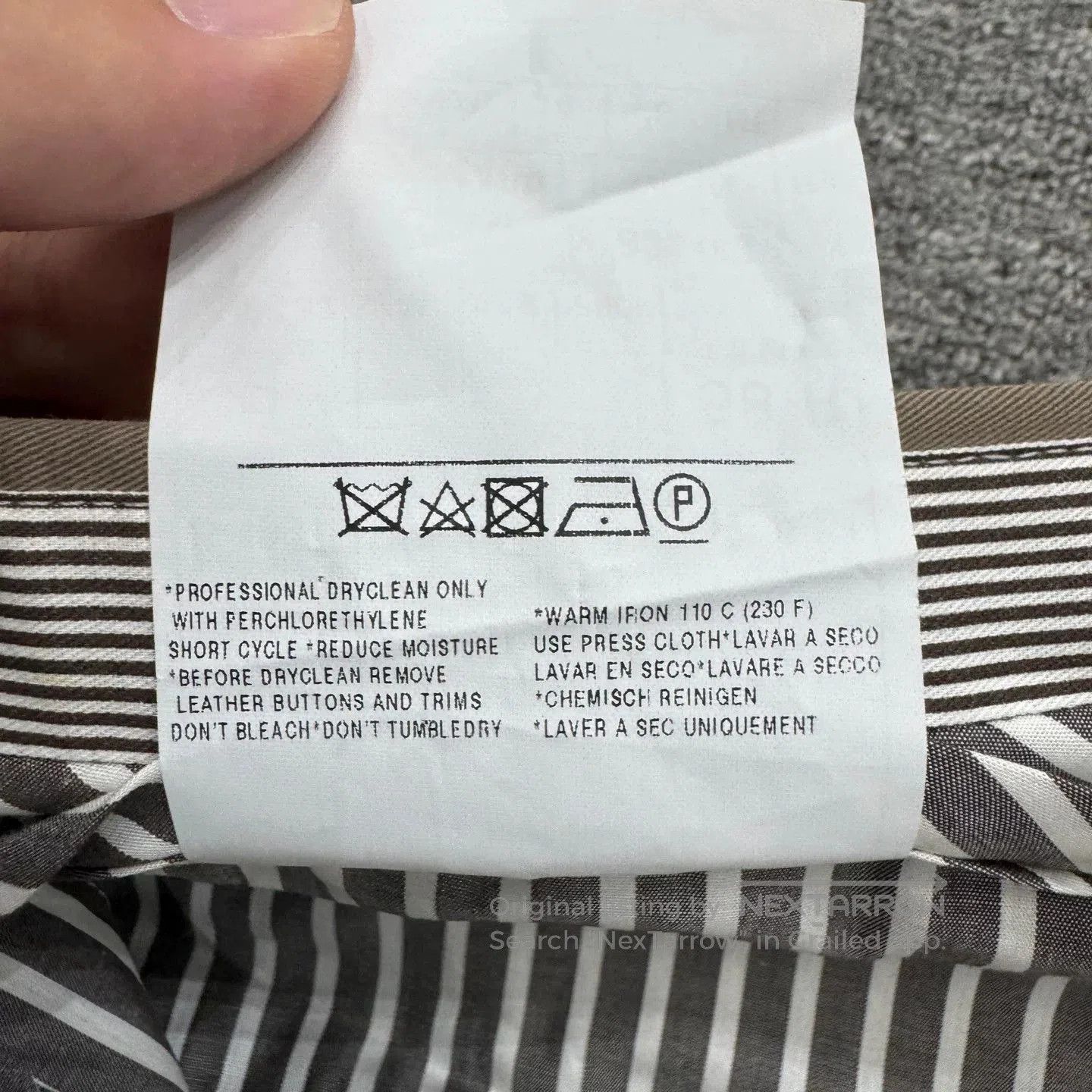Ermenegildo Zegna Ermenegildo Zegna Solid Casual Pants. Size US 42 / EU 58 - 3 Thumbnail