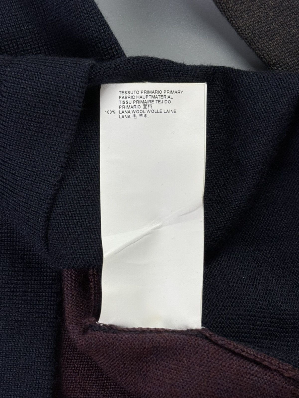 Maison Margiela Maison Margiela - A/W15 - Tricolor V-neck Knit Sweater Size US S / EU 44-46 / 1 - 11 Thumbnail