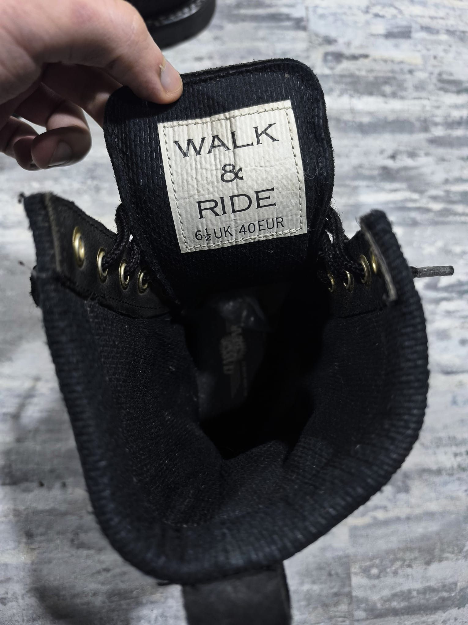 Leather vtg combat real leather boots opium chunky steel cap Size US 10 / IT 40 - 13 Thumbnail