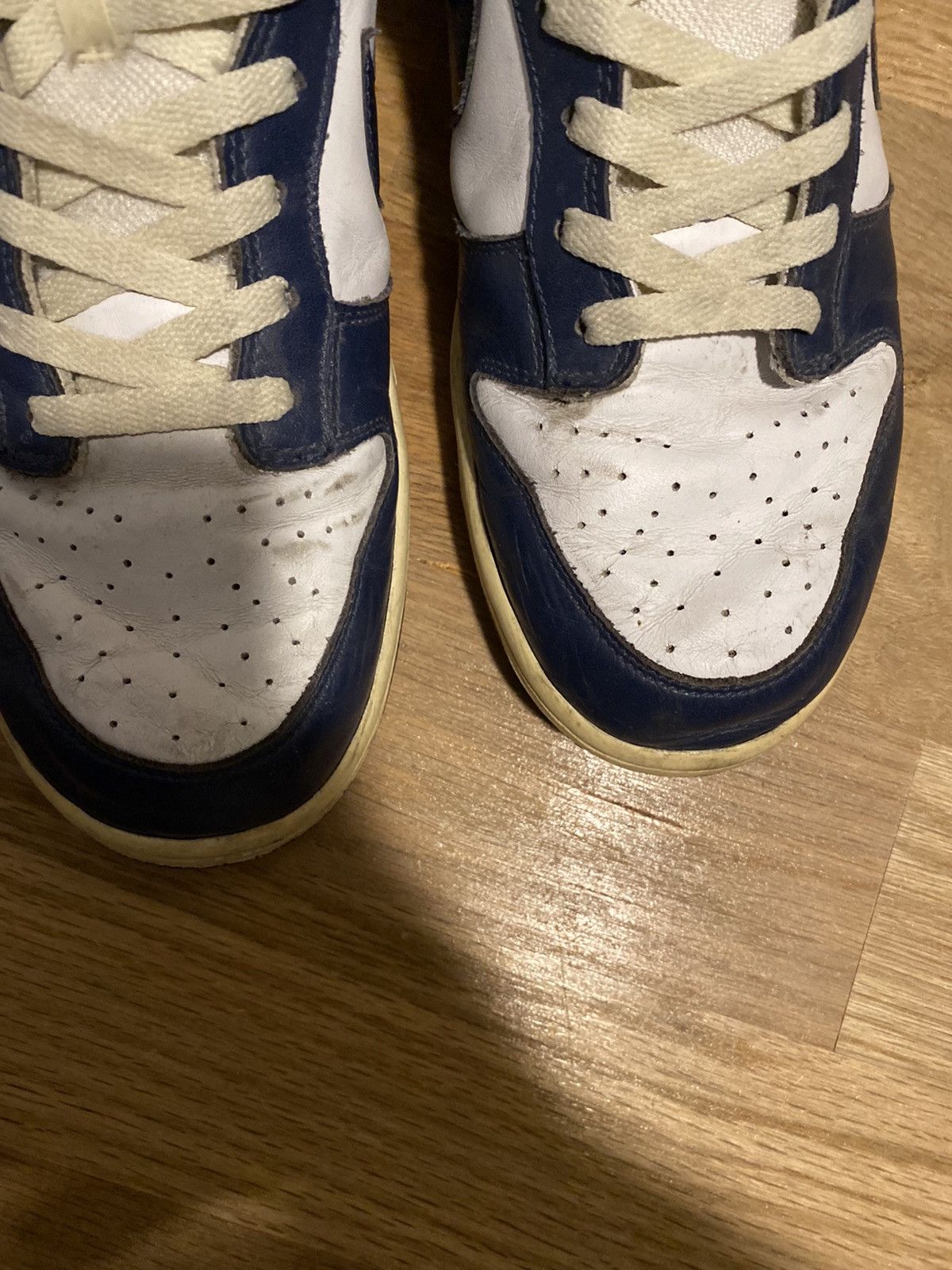 Vintage Nike dunk vintage blue and white Size US 11.5 / EU 44-45 - 6 Thumbnail