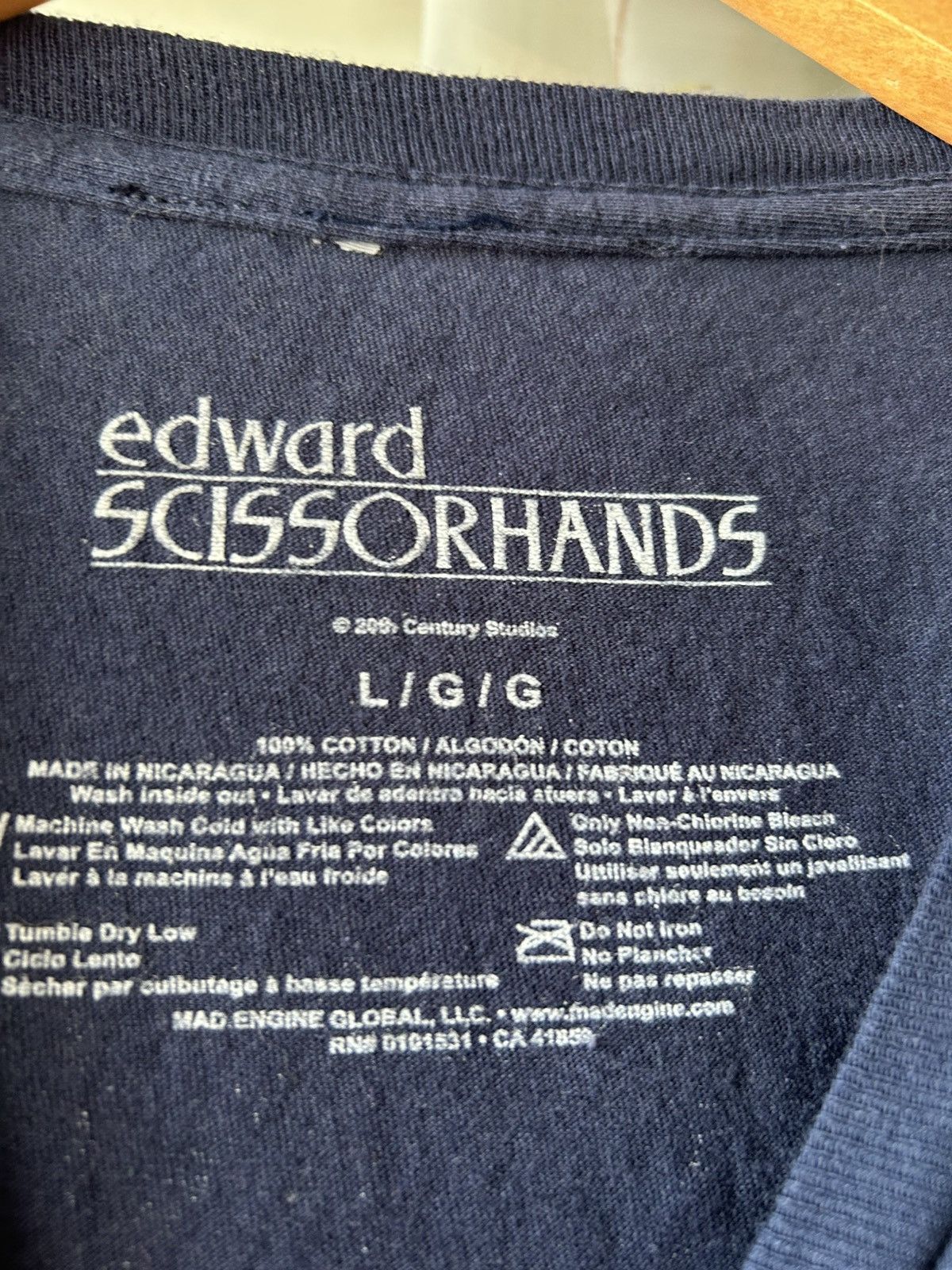 Other Edward Scissorhands I Am Not Complete Movie Promo Tee Size US L / EU 52-54 / 3 - 8 Thumbnail