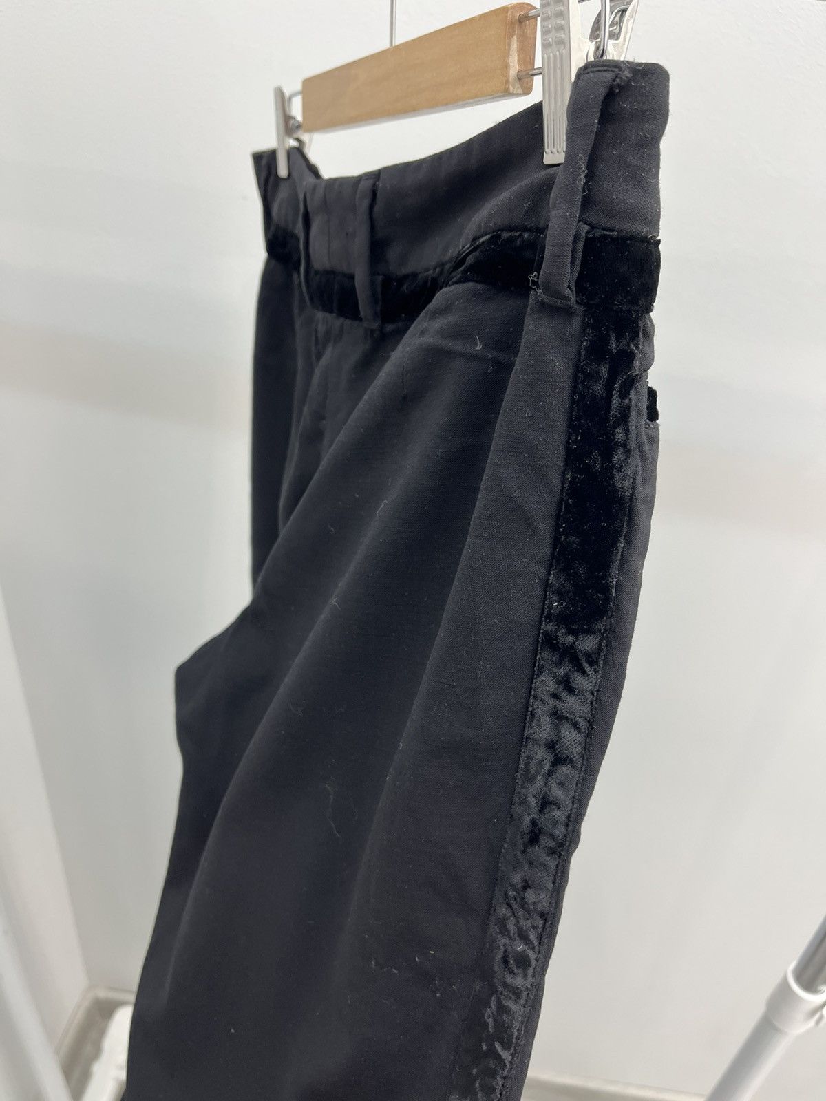 Dolce & Gabbana Dolce & Gabbana Straight Wool Velour Pants Size 32" / US 10 / IT 46 - 3 Thumbnail