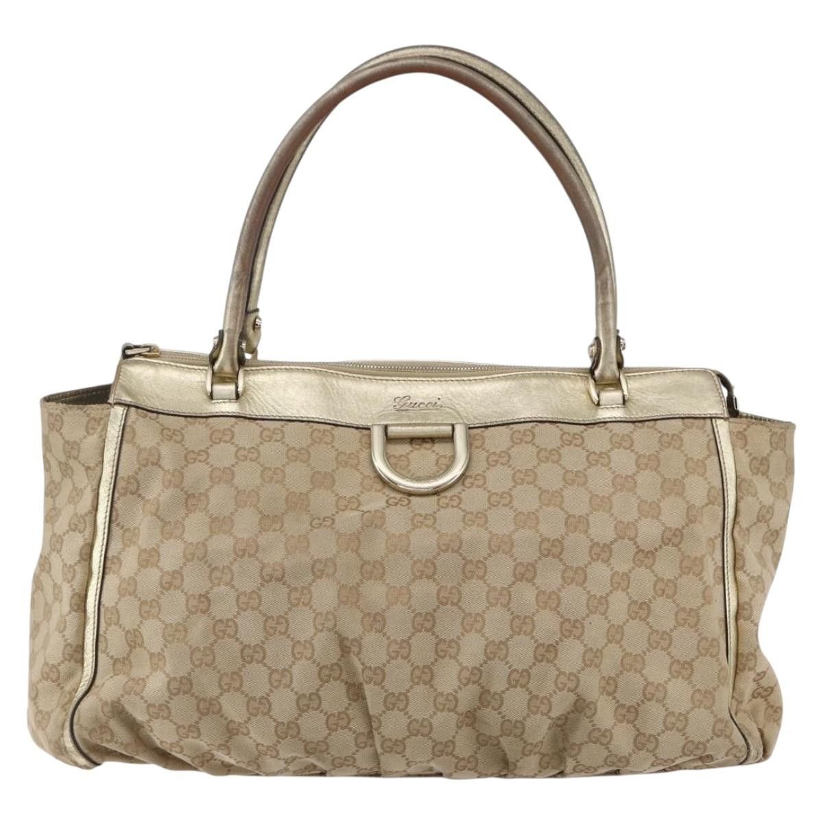 Gucci D-Ring Shoulder Bag GG Canvas