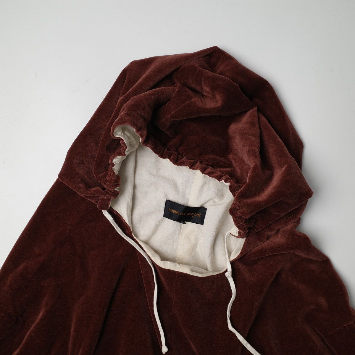 Comme des Garcons 1996 FW Comme Des Garcons Velvet Hoodie Size M / US 6-8 / IT 42-44 - 3 Thumbnail