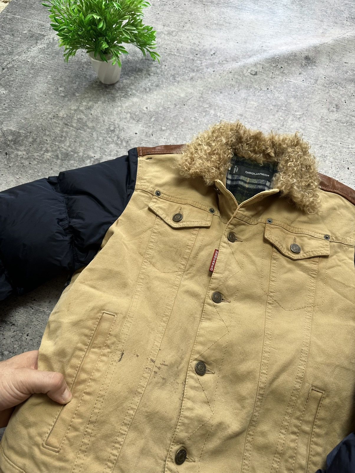 Dsquared2 Dsquared 2 Main Archive Check Colore Wool Down Puffer Jacket Size US M / EU 48-50 / 2 - 5 Thumbnail