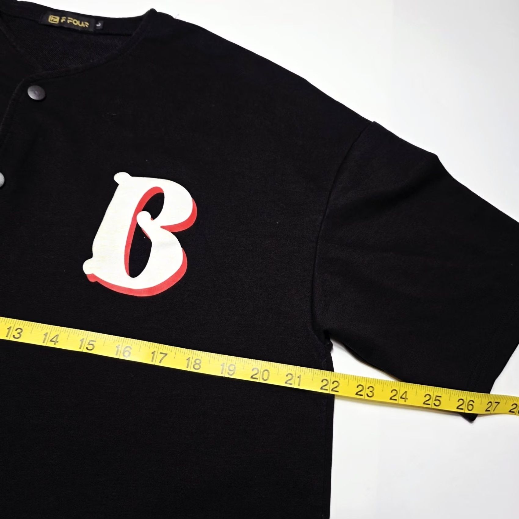 Travis Scott Travis Scott Cactus Jack Mens Size Large Black Baseball Jersey Baseball Button-Up Short Sleeve Graphic Print USA Classic Fall Size US L / EU 52-54 / 3 - 6 Thumbnail