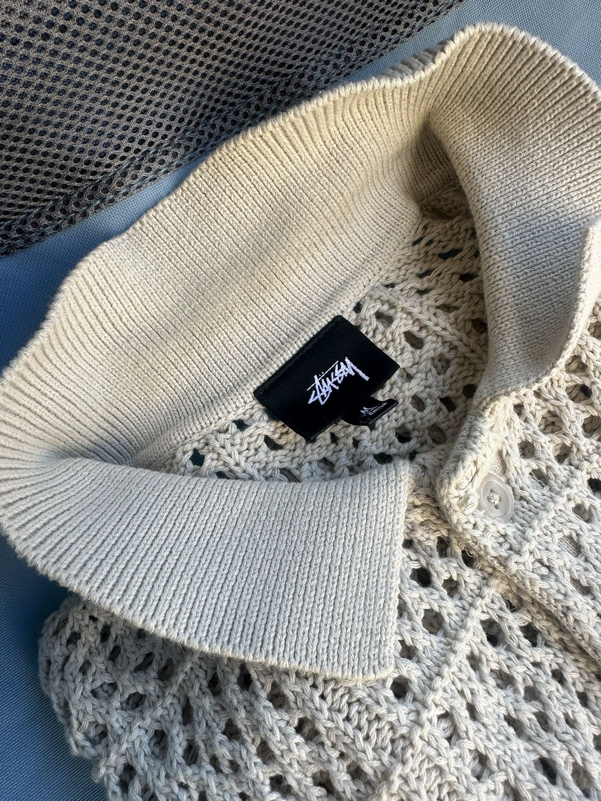 Stussy Stussy Crochet Shirt Medium | Grailed