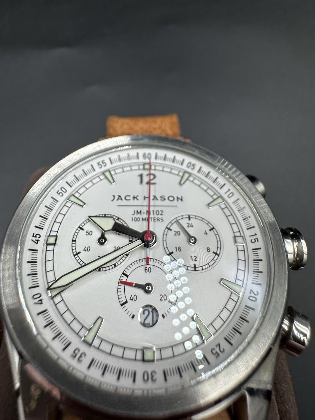 Other Jack Mason Nautical Chronograph Men's Watch Model JM-N102-10 Size ONE SIZE - 8 Thumbnail