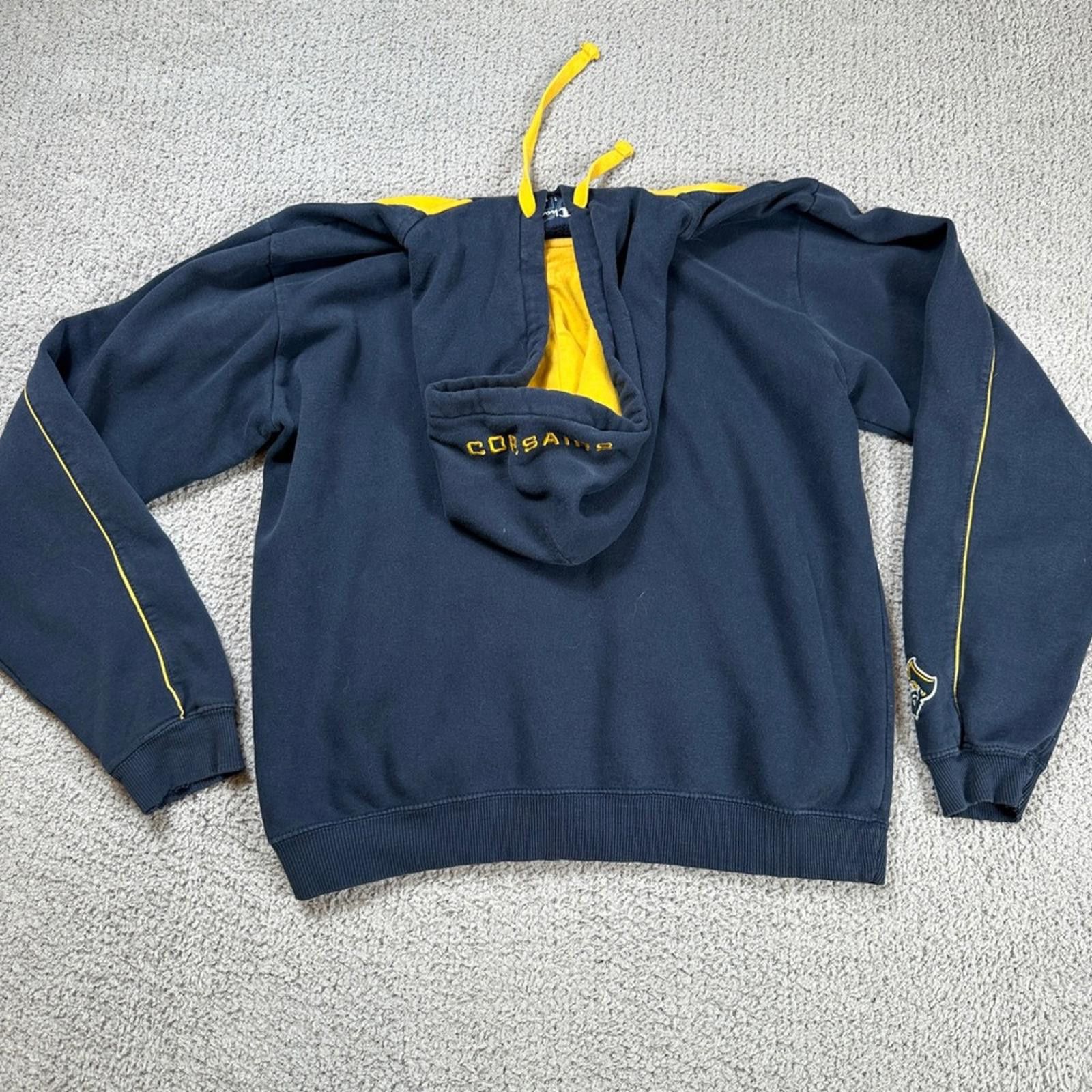 Champion Champion UMass Dartmouth Corsairs Navy Hoodie Sweatshirt Size US M / EU 48-50 / 2 - 2 Thumbnail