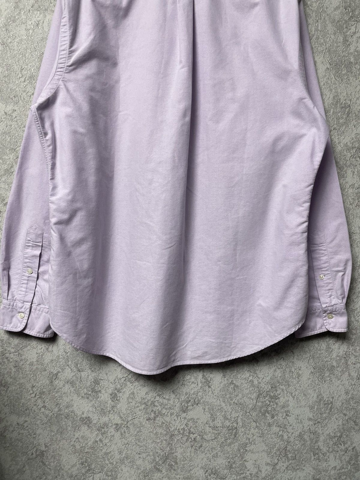 Ralph Lauren Vintage Ralph Lauren Purple Long Sleeve Heavy Classic Shirt Size US XL / EU 56 / 4 - 15 Thumbnail