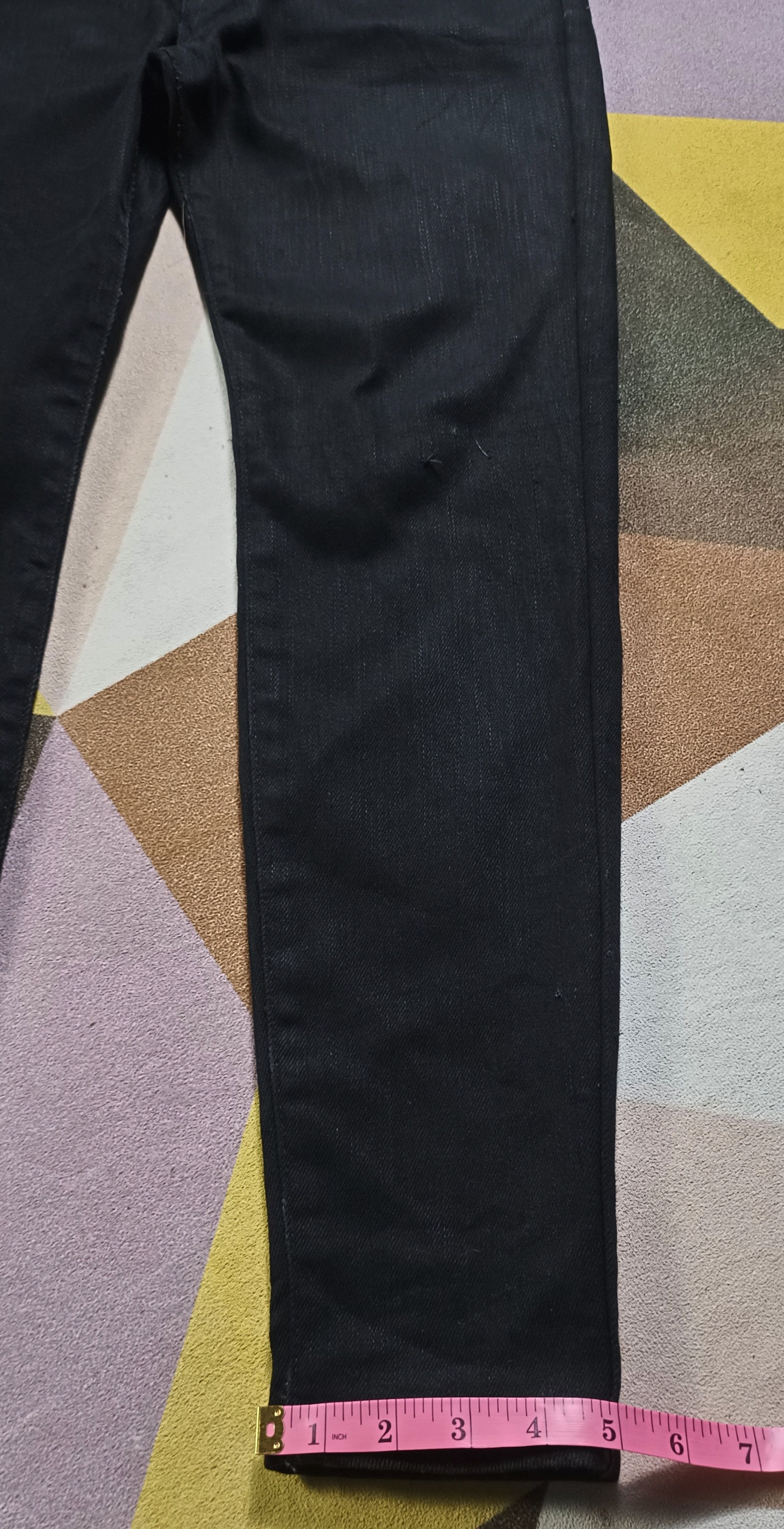 Edwin × If Six Was Nine × Japanese Brand Edwin Jersey Super Black Cutting Slim Fit Size US 29 - 16 Thumbnail