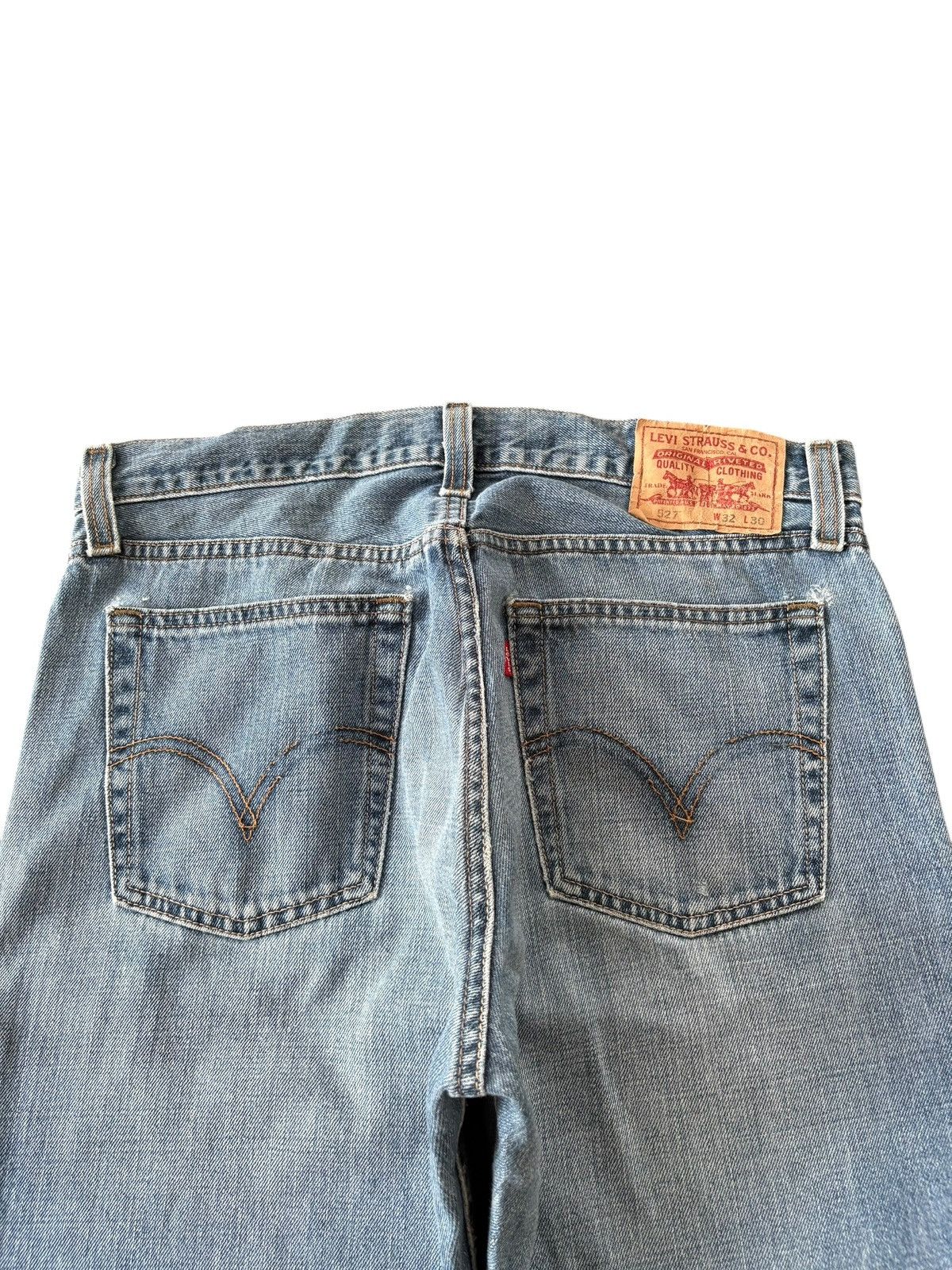 Levi's Vintage 90s Levis 527 Faded Wash Distress Flare Jeans Size US 33 - 5 Thumbnail
