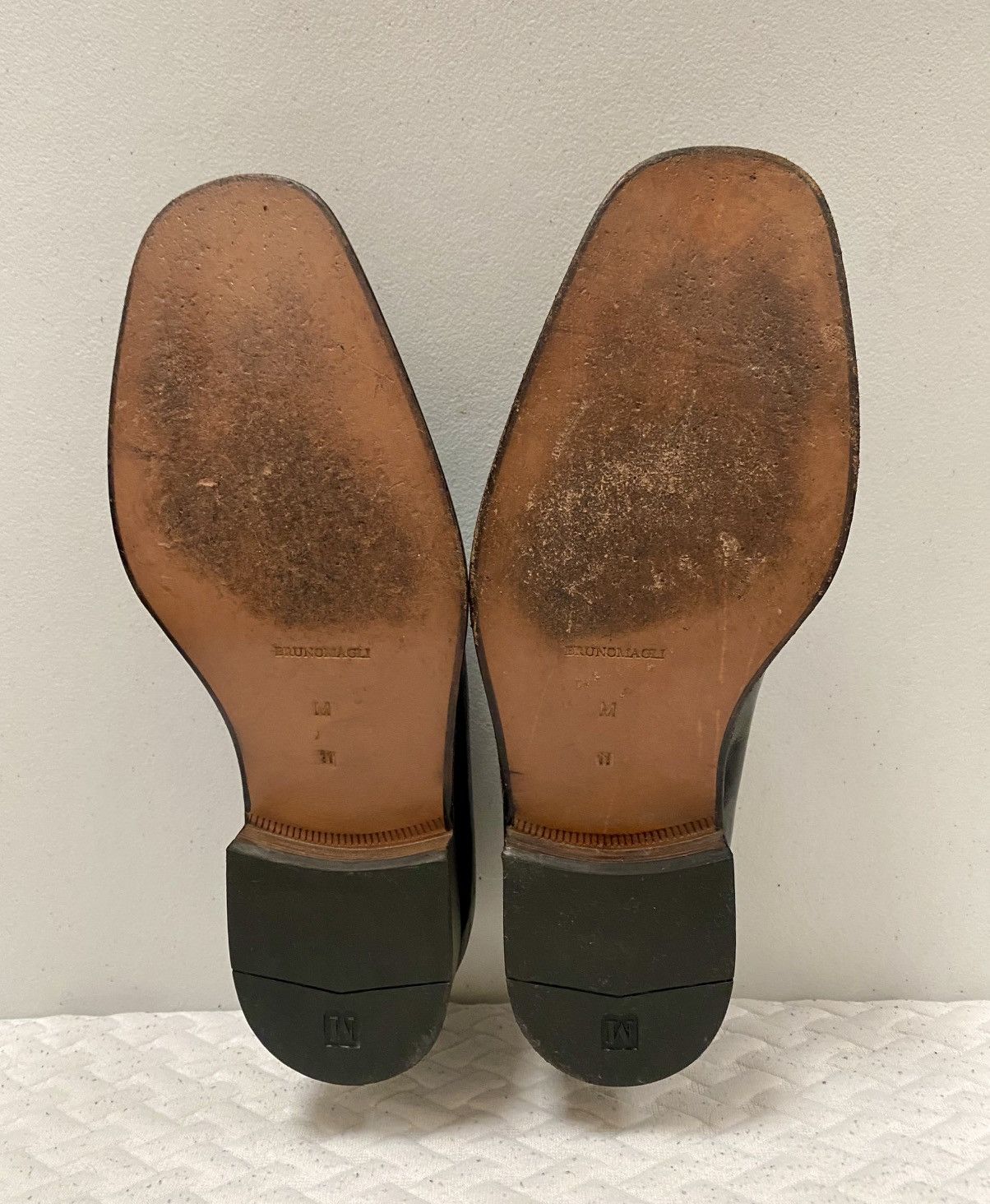 Bruno Magli Bruno Magli Made in Italy Black Leather Split Toe Derby 11 M Size US 11 / EU 44 - 9 Thumbnail