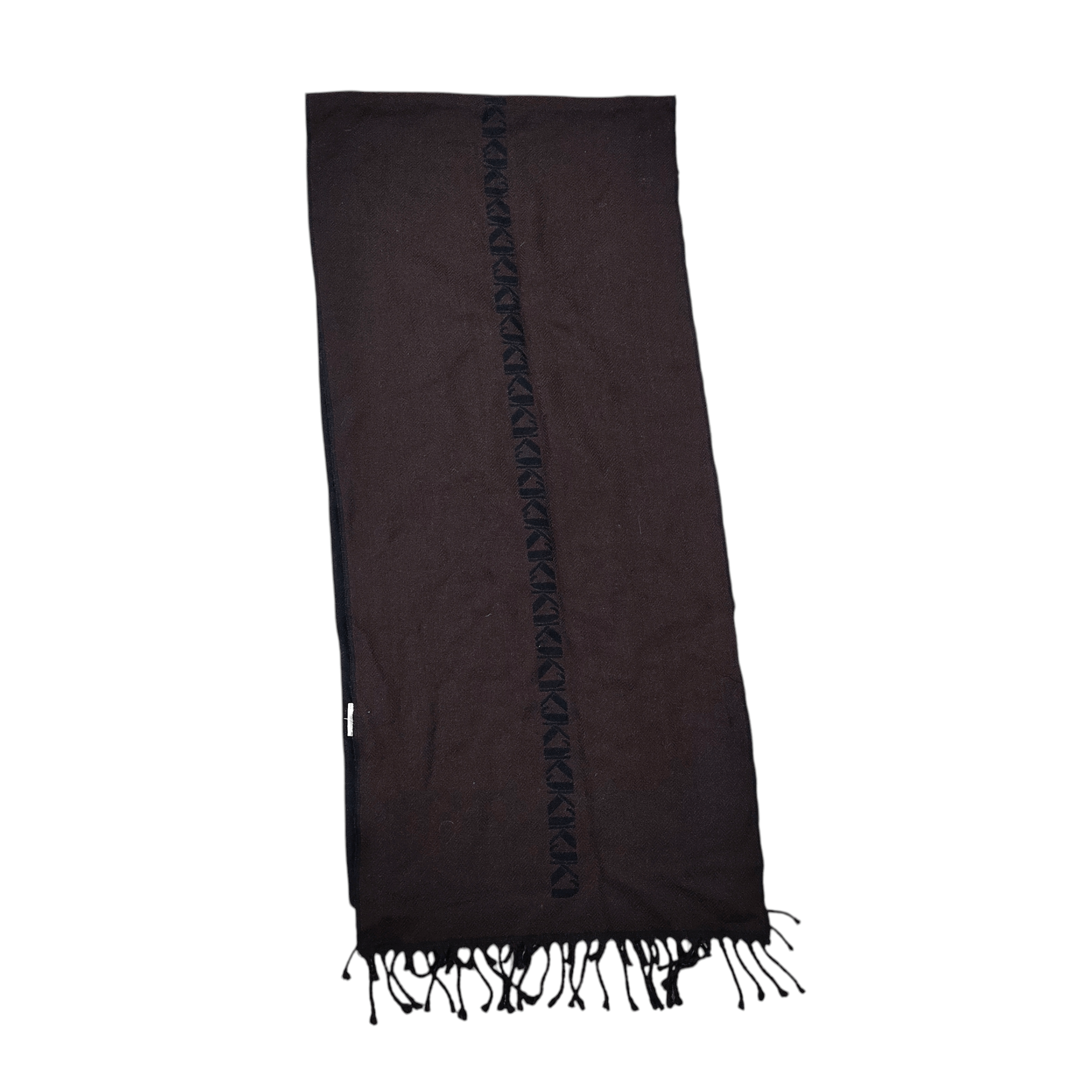 Krizia Uomo Krizia Jeans Lana Virgin Wool Muffler Scarf Size ONE SIZE - 3 Thumbnail