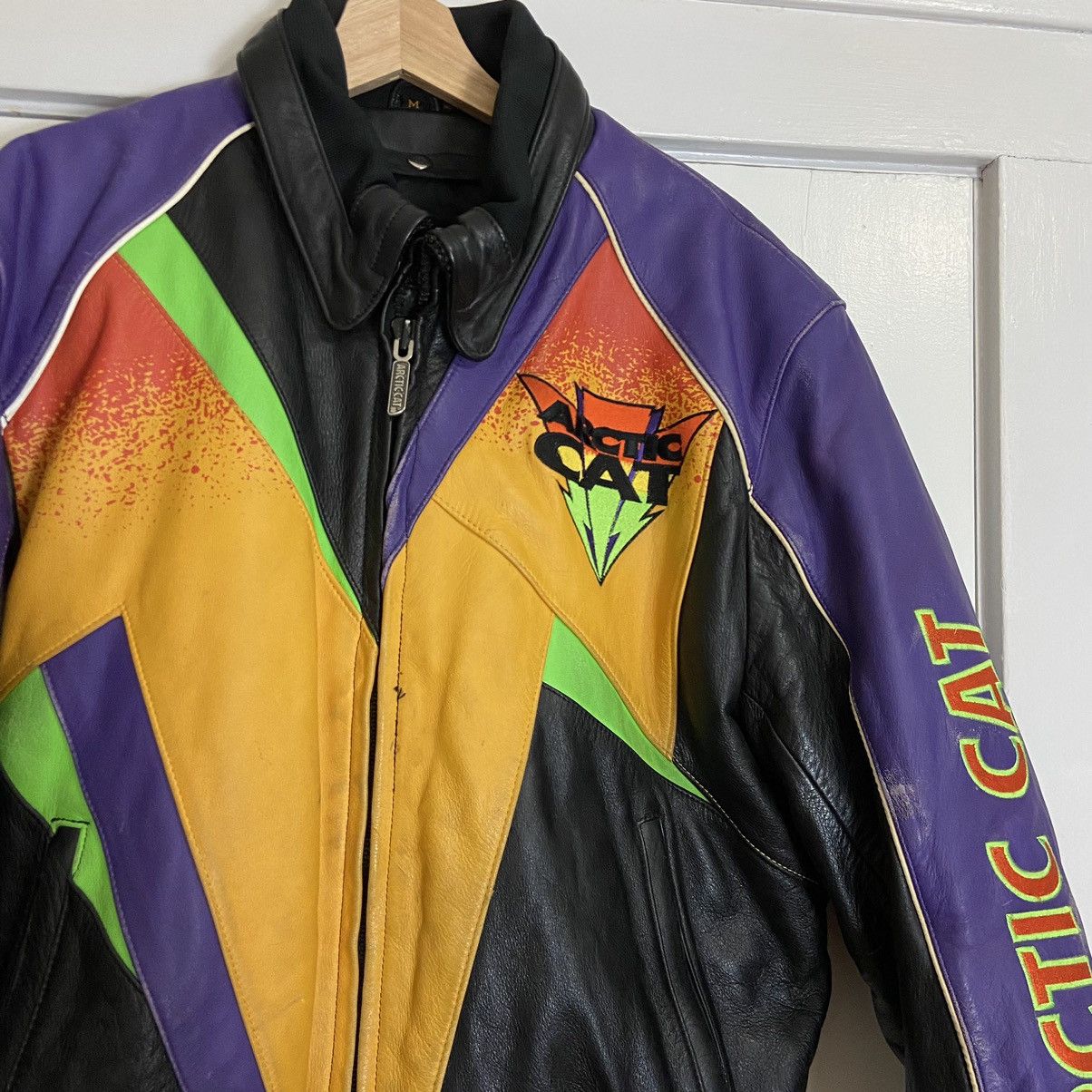 Rare Vintage 90s Arctic Cat Insulated Leather Jacket Grailed