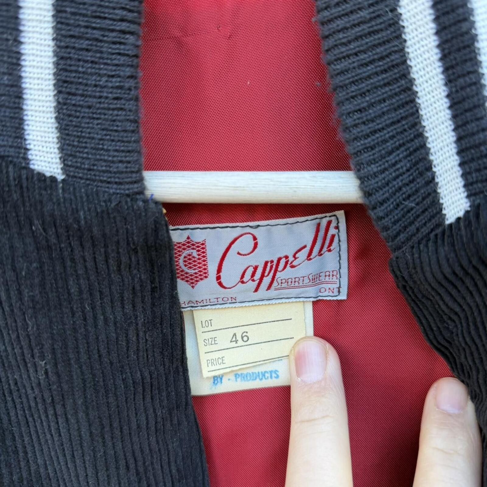 Other vintage cappelli sports wear corduroy zip up jacket 70s 46 Size US XL / EU 56 / 4 - 8 Thumbnail