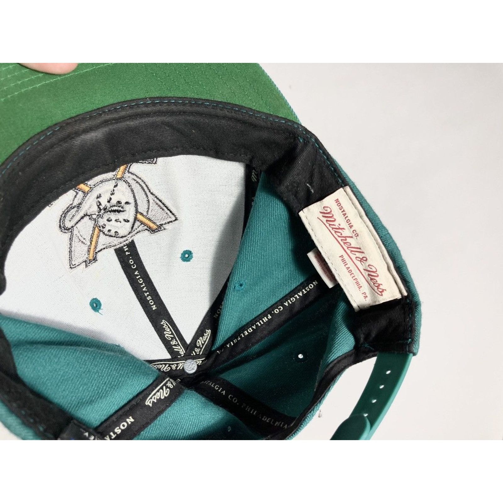 NHL × Vintage Vintage 90s Anaheim Mighty Ducks Embroidered NHL Snapback Size ONE SIZE - 3 Thumbnail