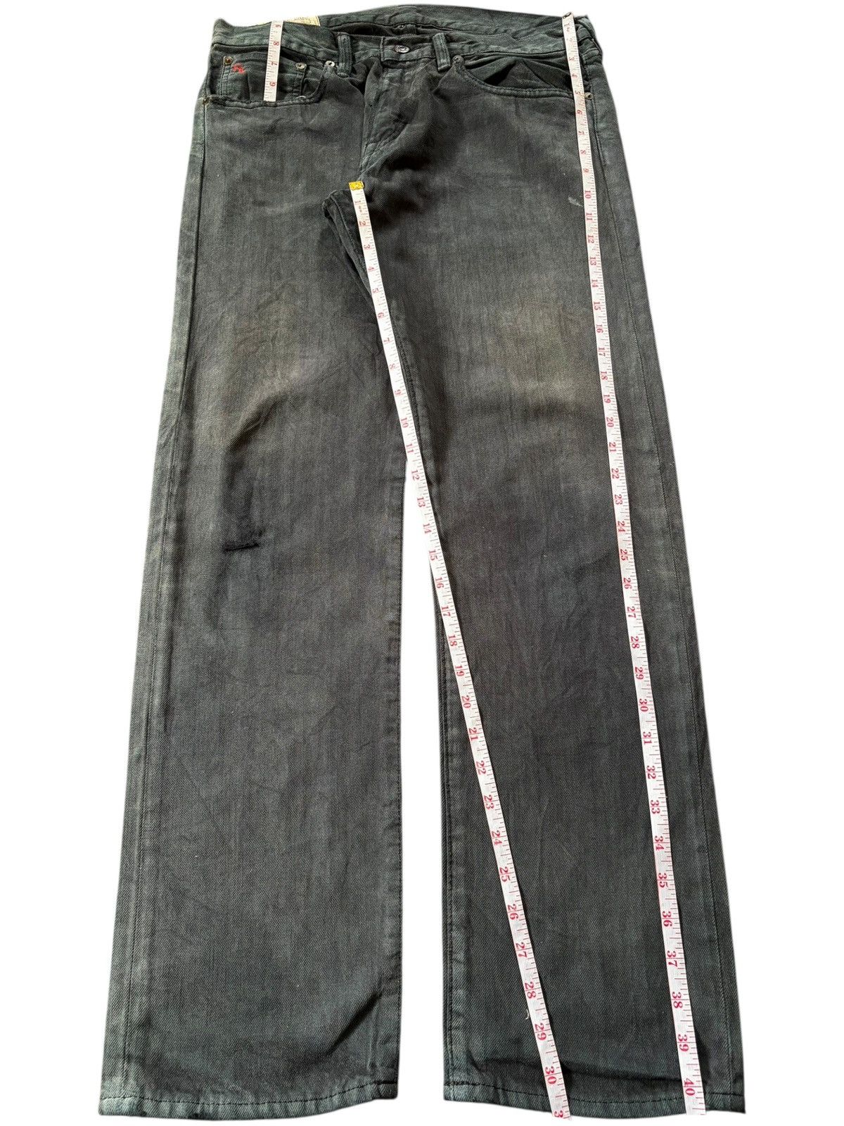 Polo Ralph Lauren Vintage Polo Ralph Lauren Faded Wash Distressed Jeans Size US 31 - 7 Thumbnail
