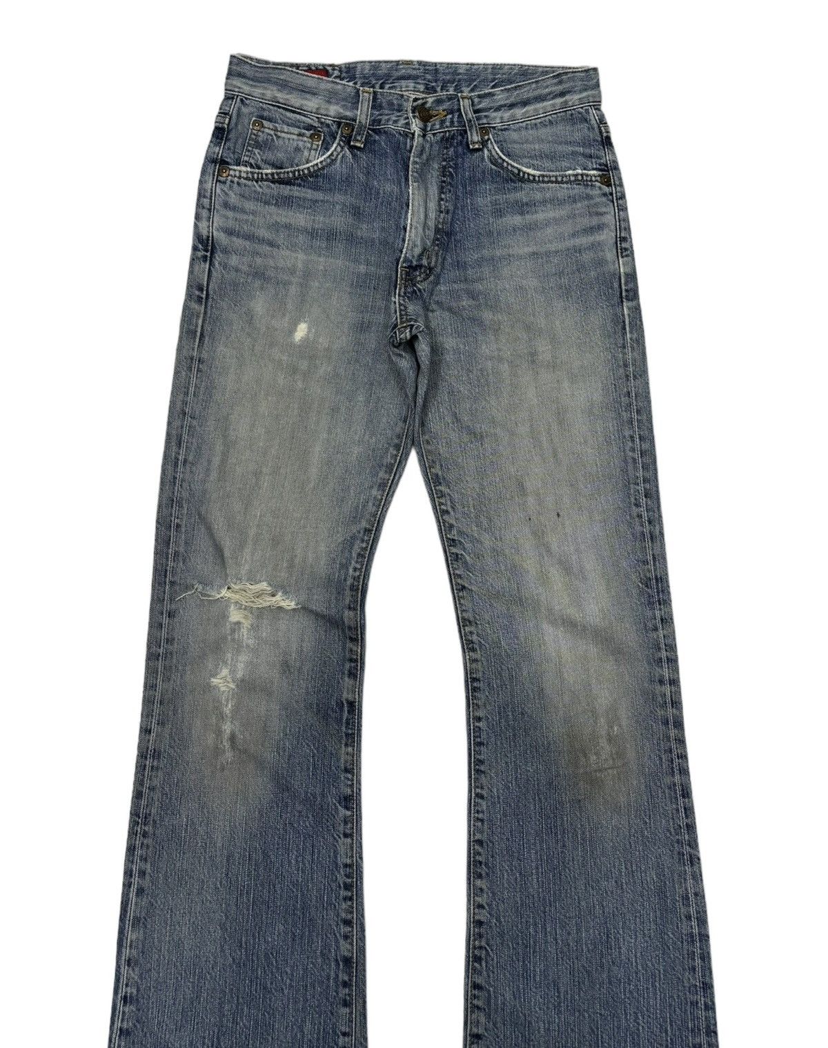 Edwin EDWIN REBEL BOOTCUT DISTRESSED FLARE DENIM JEANS Size US 29 - 3 Thumbnail
