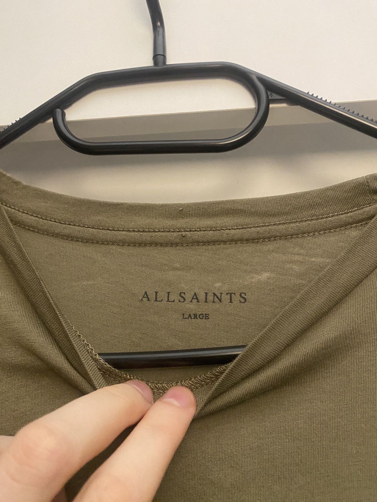 Allsaints Khaki allsaints longsleeve with tag Size US L / EU 52-54 / 3 - 2 Thumbnail