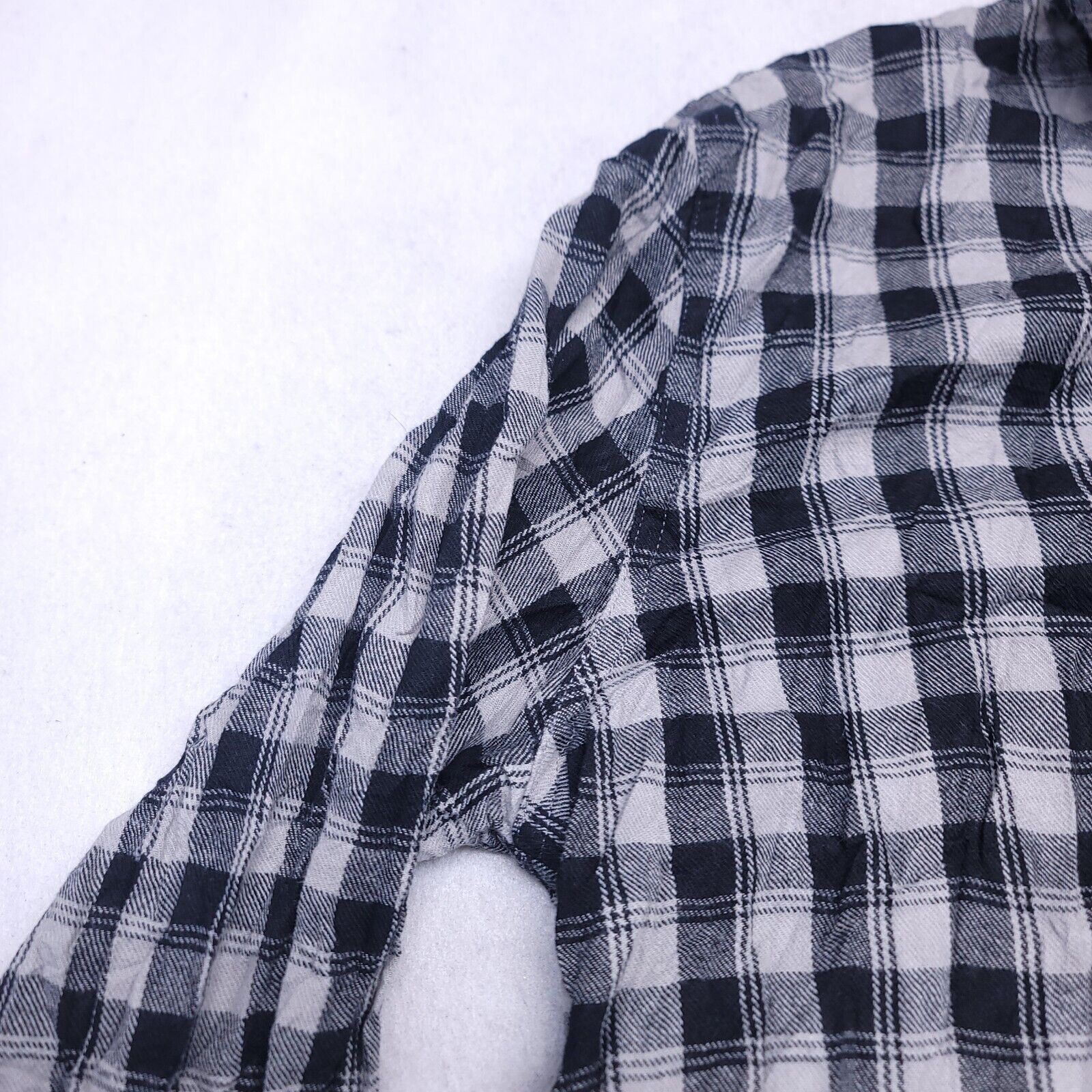 Levi's Levis Buffalo Check Flannel Shirt Mens Size L Black White Size US L / EU 52-54 / 3 - 4 Thumbnail