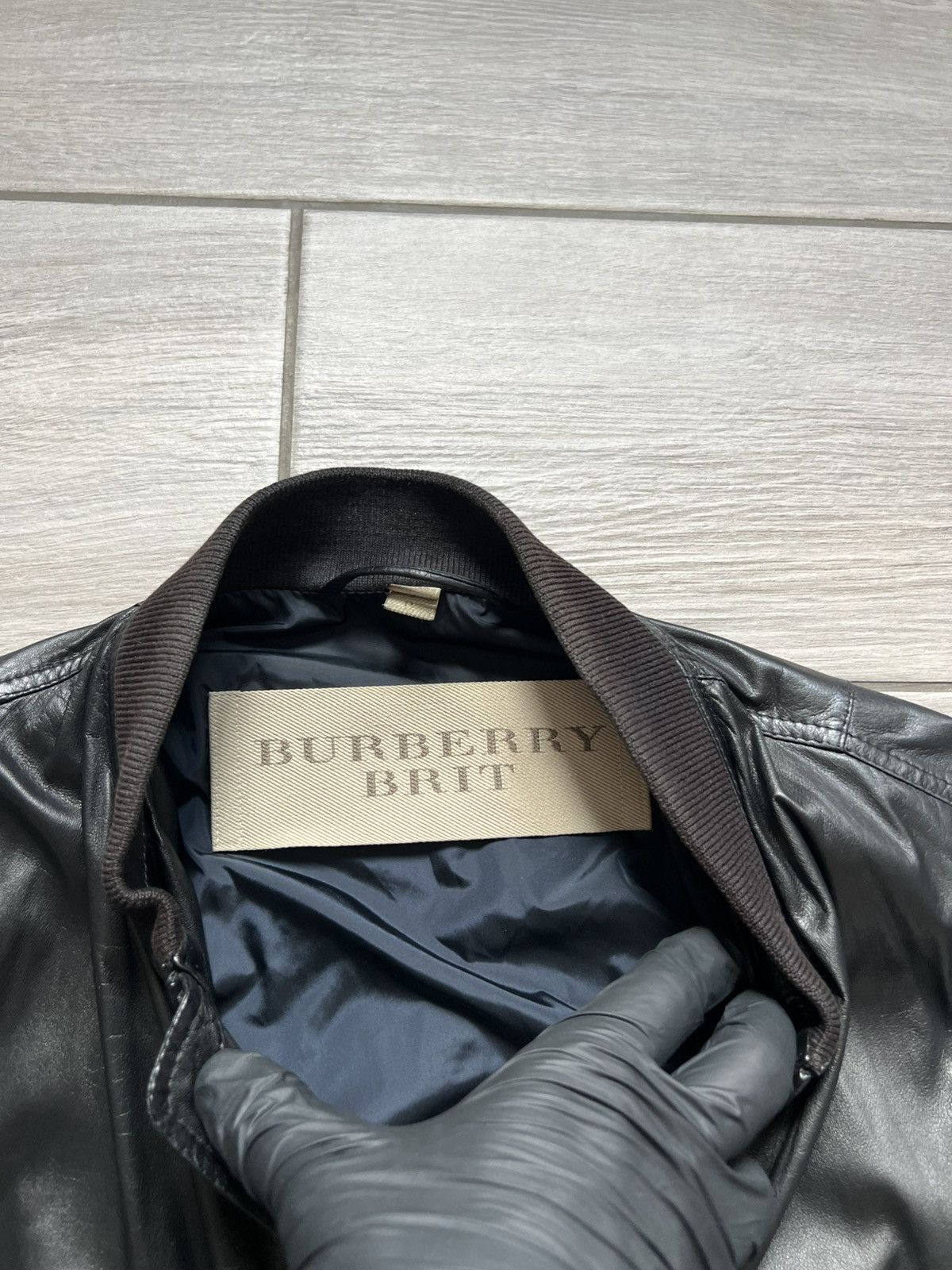 Burberry Burberry Brit Leather Jacket Men's Size XS Size US S / EU 44-46 / 1 - 12 Thumbnail