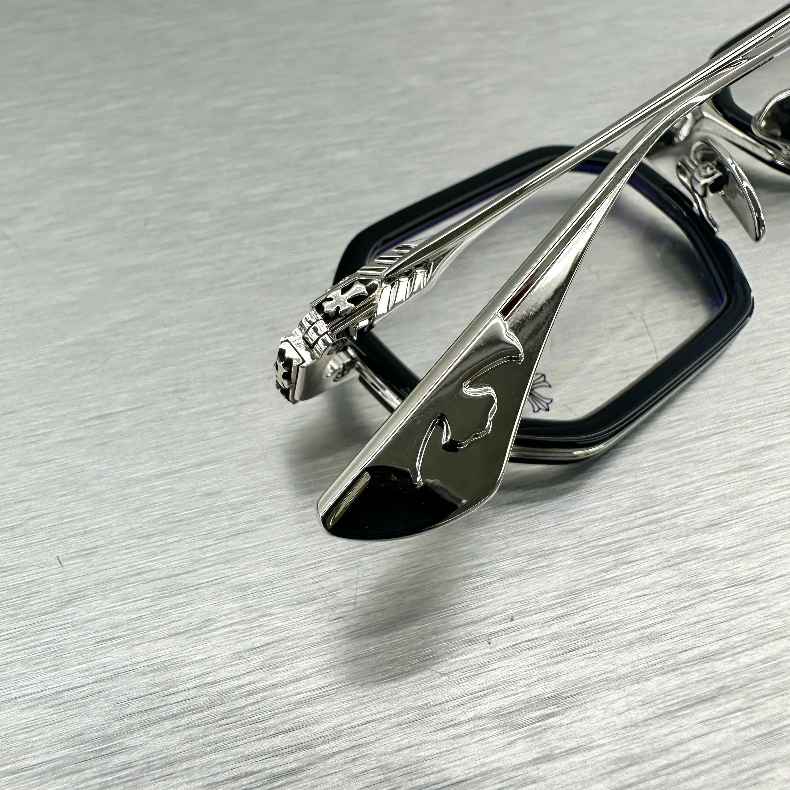 Chrome Hearts CHROME HEARTS STYLIDA BLAACK/SHINY SILVER Size ONE SIZE - 3 Thumbnail