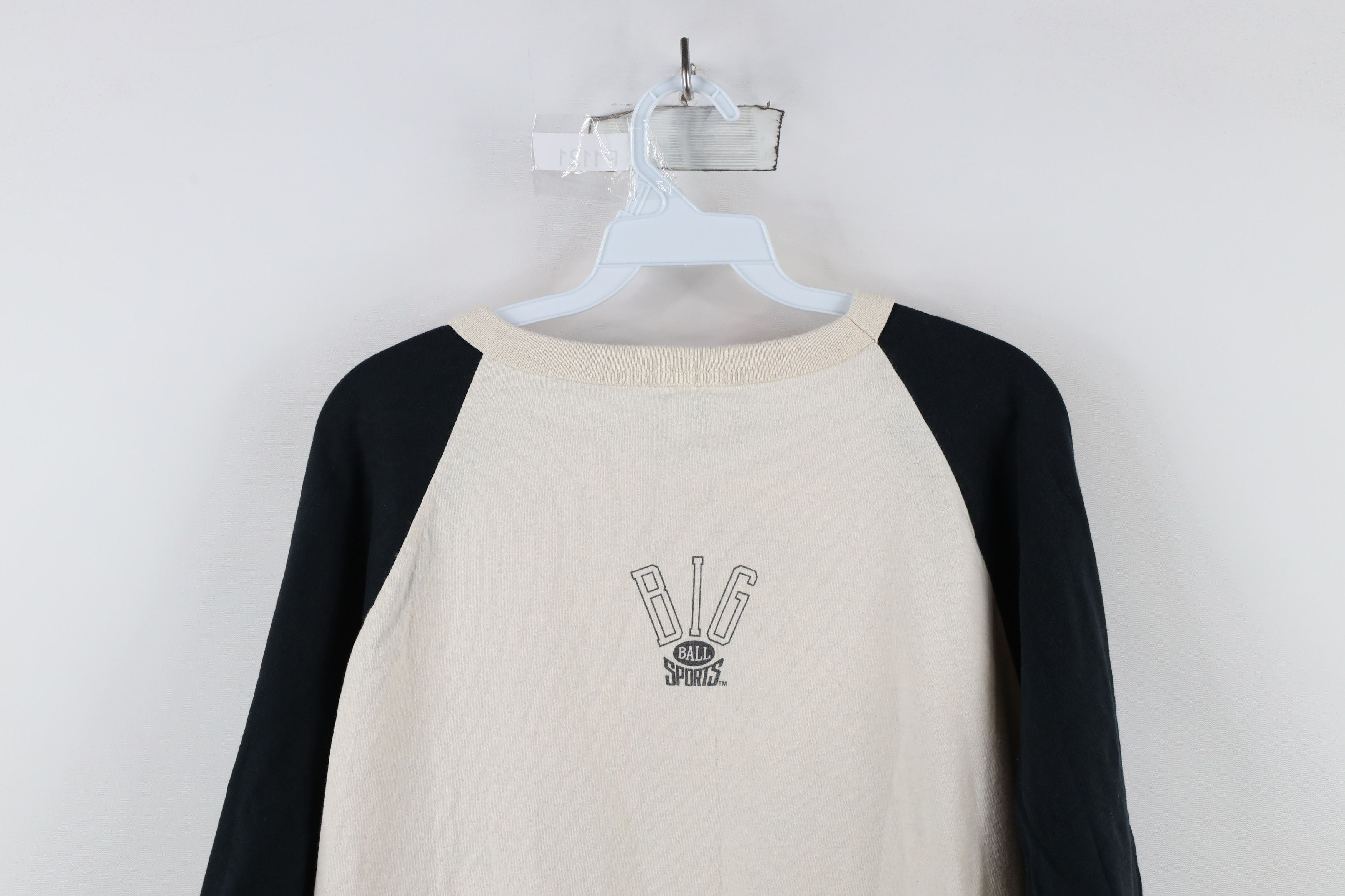 Vintage Vintage 90s Baseball Is Life 3/4 Sleeve Raglan T-Shirt Size US XL / EU 56 / 4 - 10 Thumbnail
