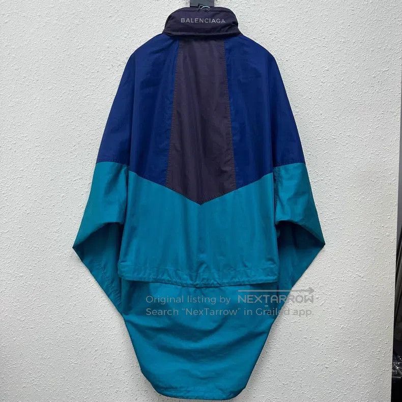 Balenciaga Balenciaga Logo Patchwork Colorblock Windbreaker Size US M / EU 48-50 / 2 - 2 Thumbnail