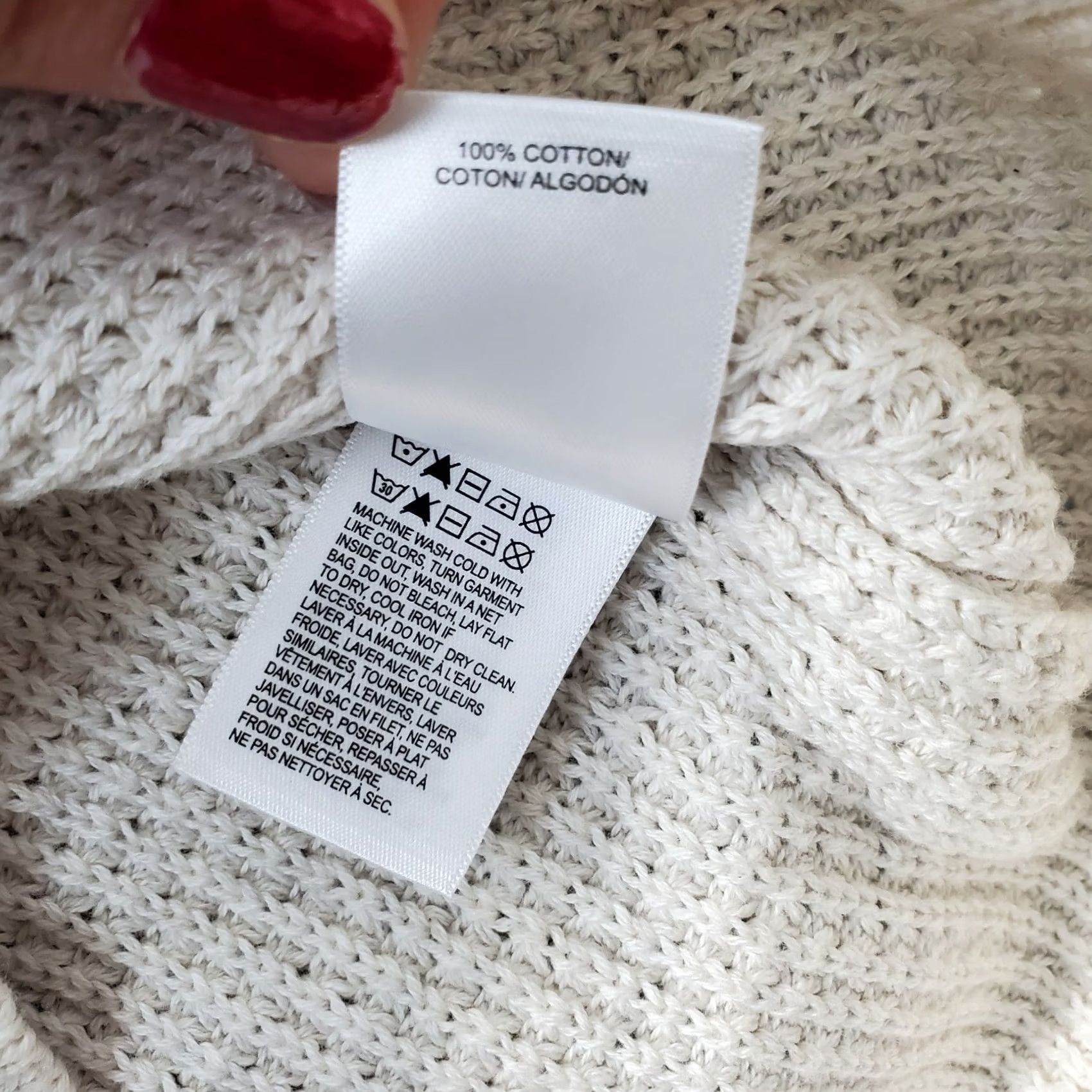 Lucky Brand Lucky Brand Mens Sweater V-Neck Raglan Long Sleeve Waffle-Knit Tan Pullover Size L Size US L / EU 52-54 / 3 - 6 Thumbnail