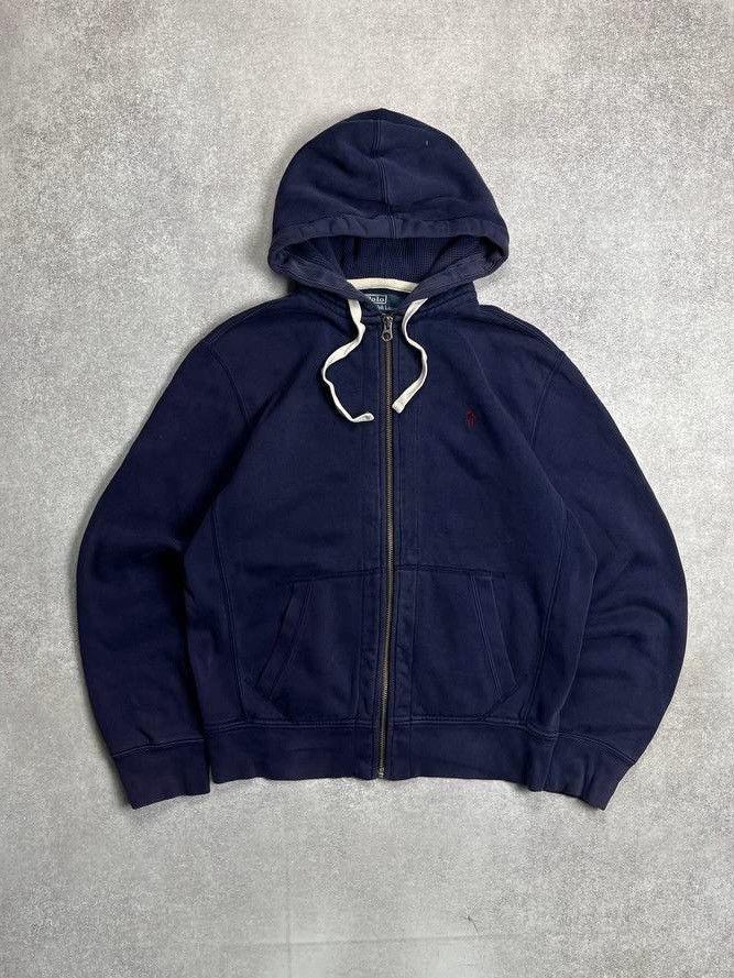 Polo Ralph Lauren Vintage Polo Ralph Lauren Sun Faded Boxy Zip Hoodie M Size US M / EU 48-50 / 2 - 1 Thumbnail