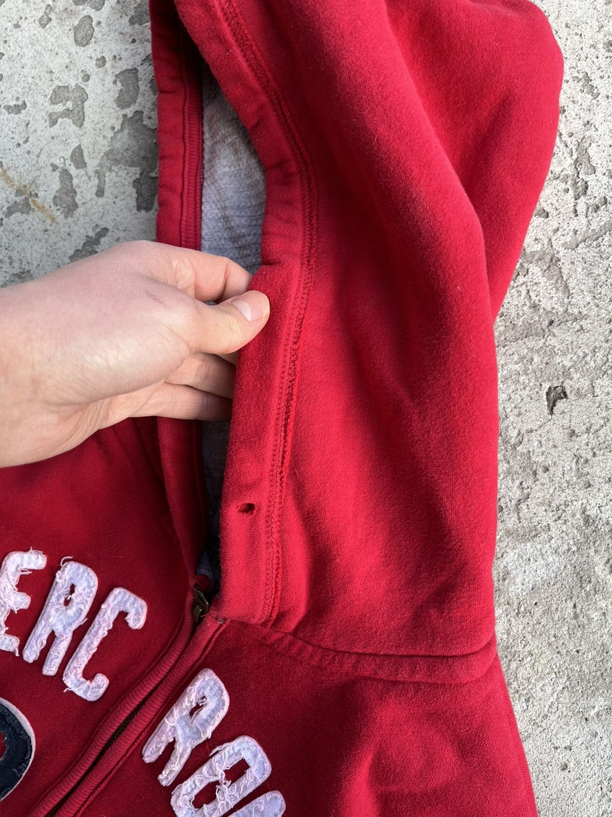 Abercrombie & Fitch × Hysteric Glamour × If Six Was Nine Vintage Abercrombie Big Logo Zip Hoodie like LGB Diesel Y2K Size US M / EU 48-50 / 2 - 16 Thumbnail