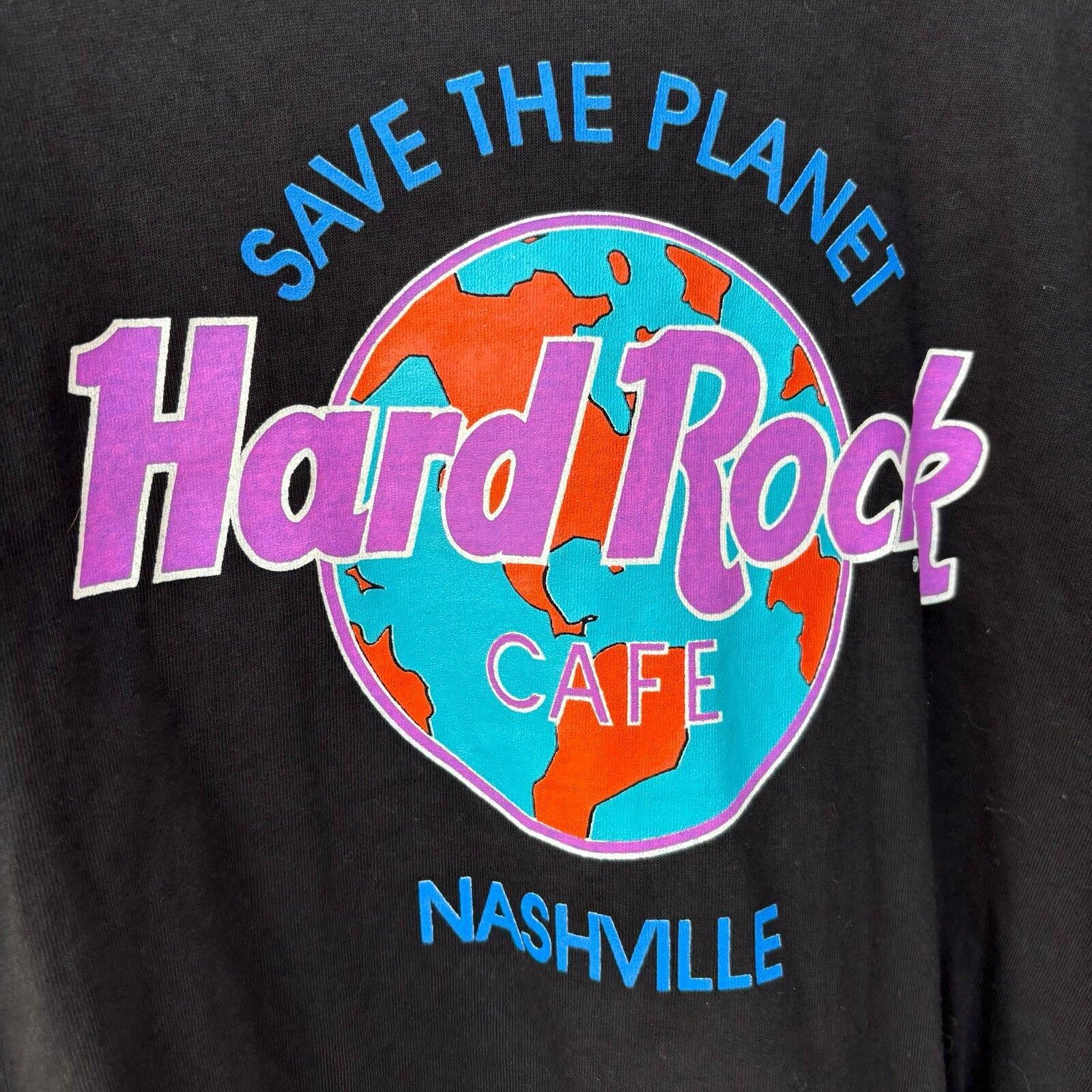 Hard Rock Cafe Vintage 80s Hard Rock Cafe Nashville tee Size US XL / EU 56 / 4 - 4 Thumbnail