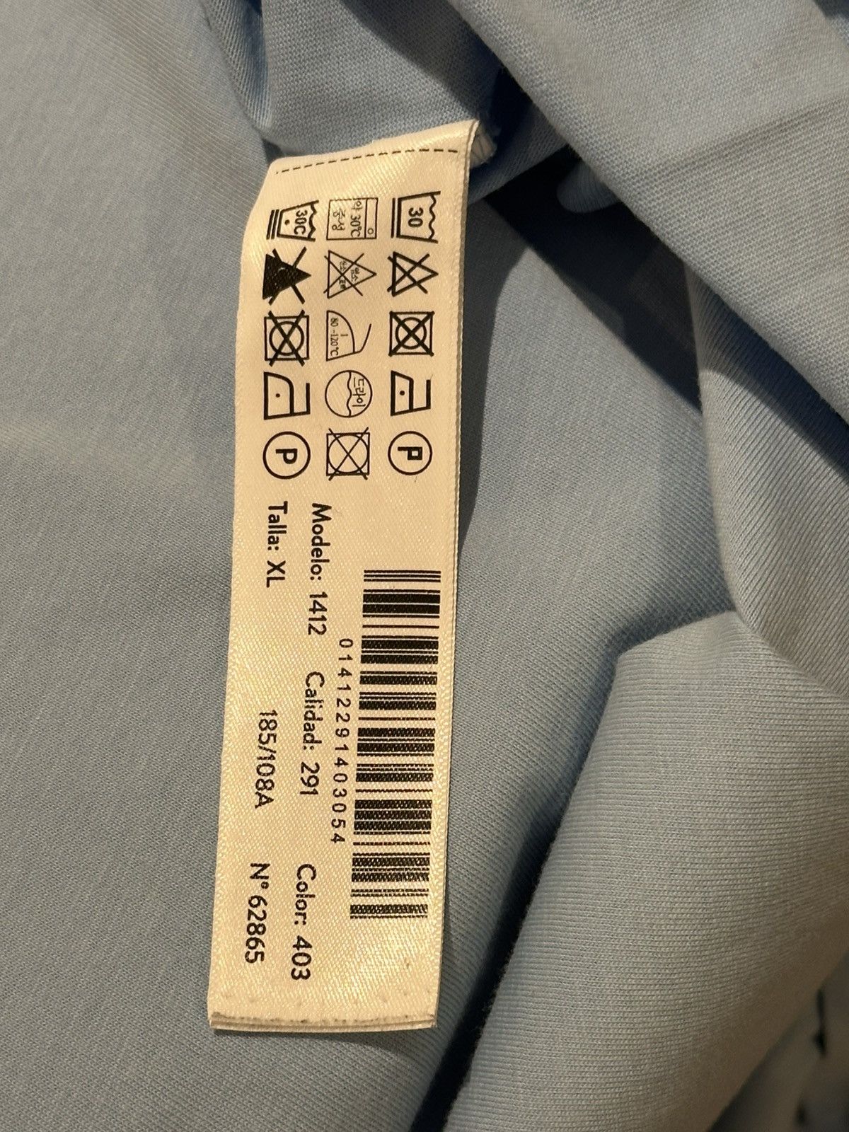Massimo Dutti Sky Blue T-Shirt Size US XL / EU 56 / 4 - 5 Thumbnail