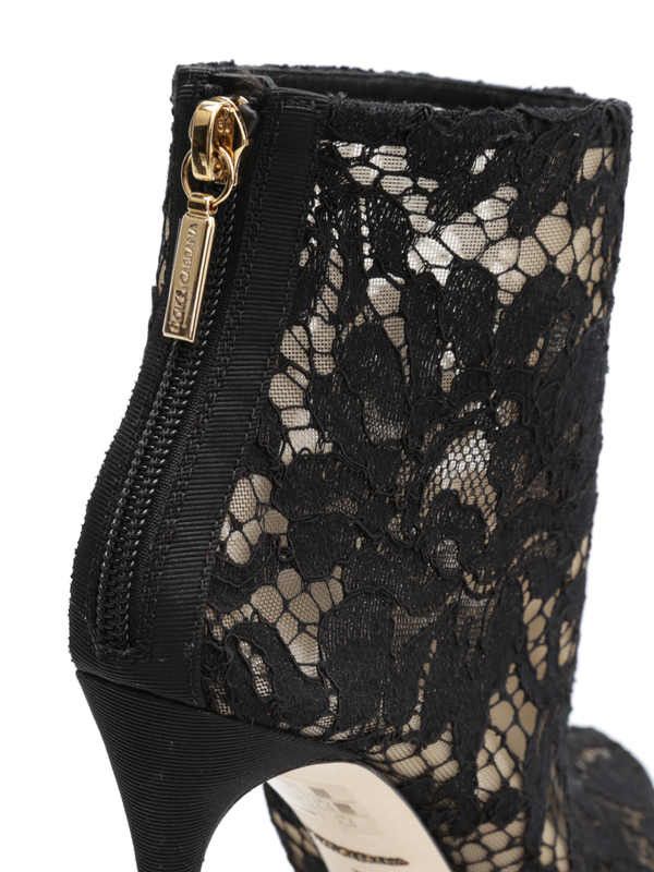 Dolce & Gabbana o1y0825 Spike Heel Ankle Boots in Black Size US 5 / IT 35 - 2 Thumbnail