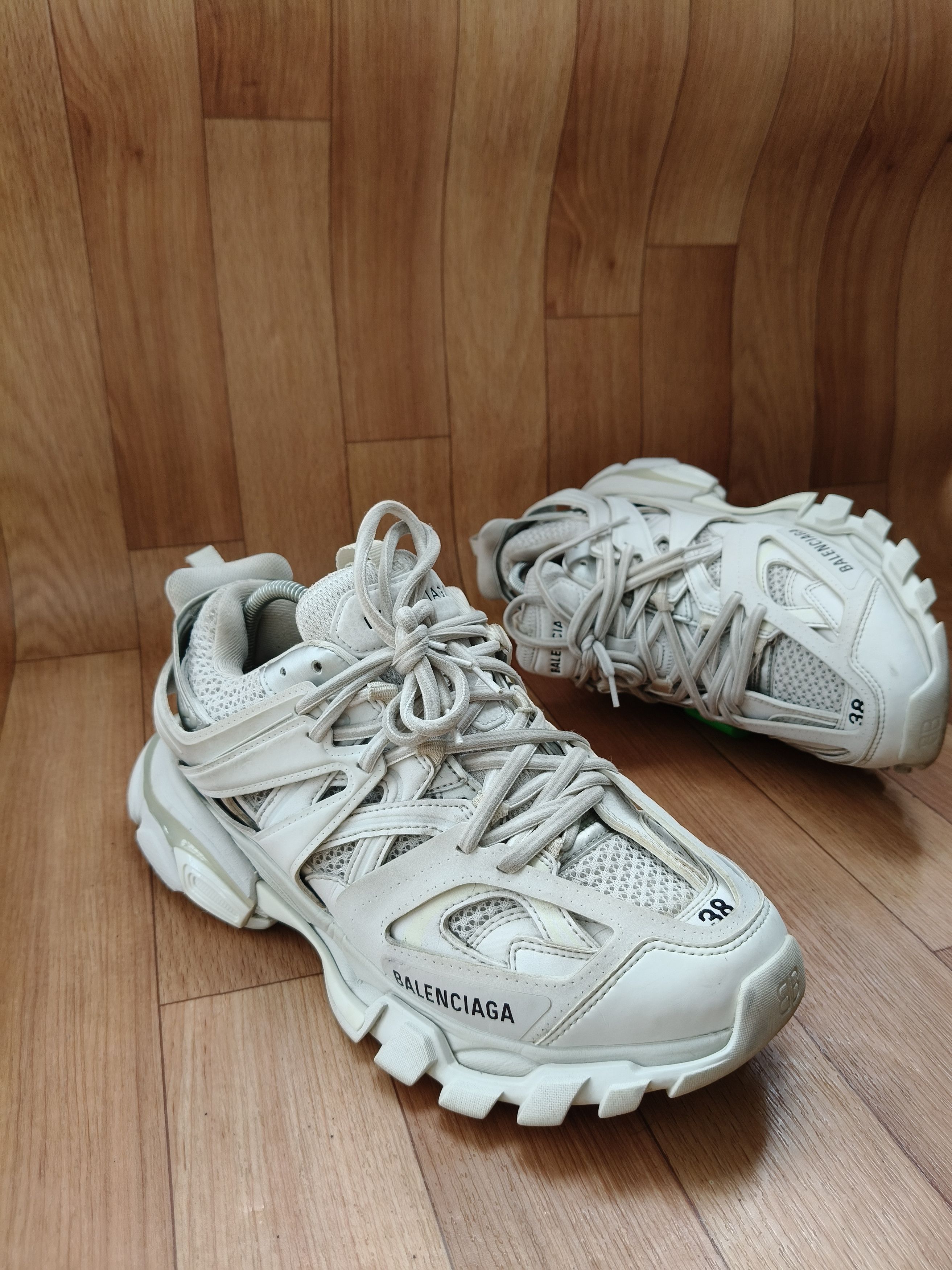 Balenciaga BALENCIAGA TRACK WHITE Size US 8 / IT 38 - 10 Thumbnail
