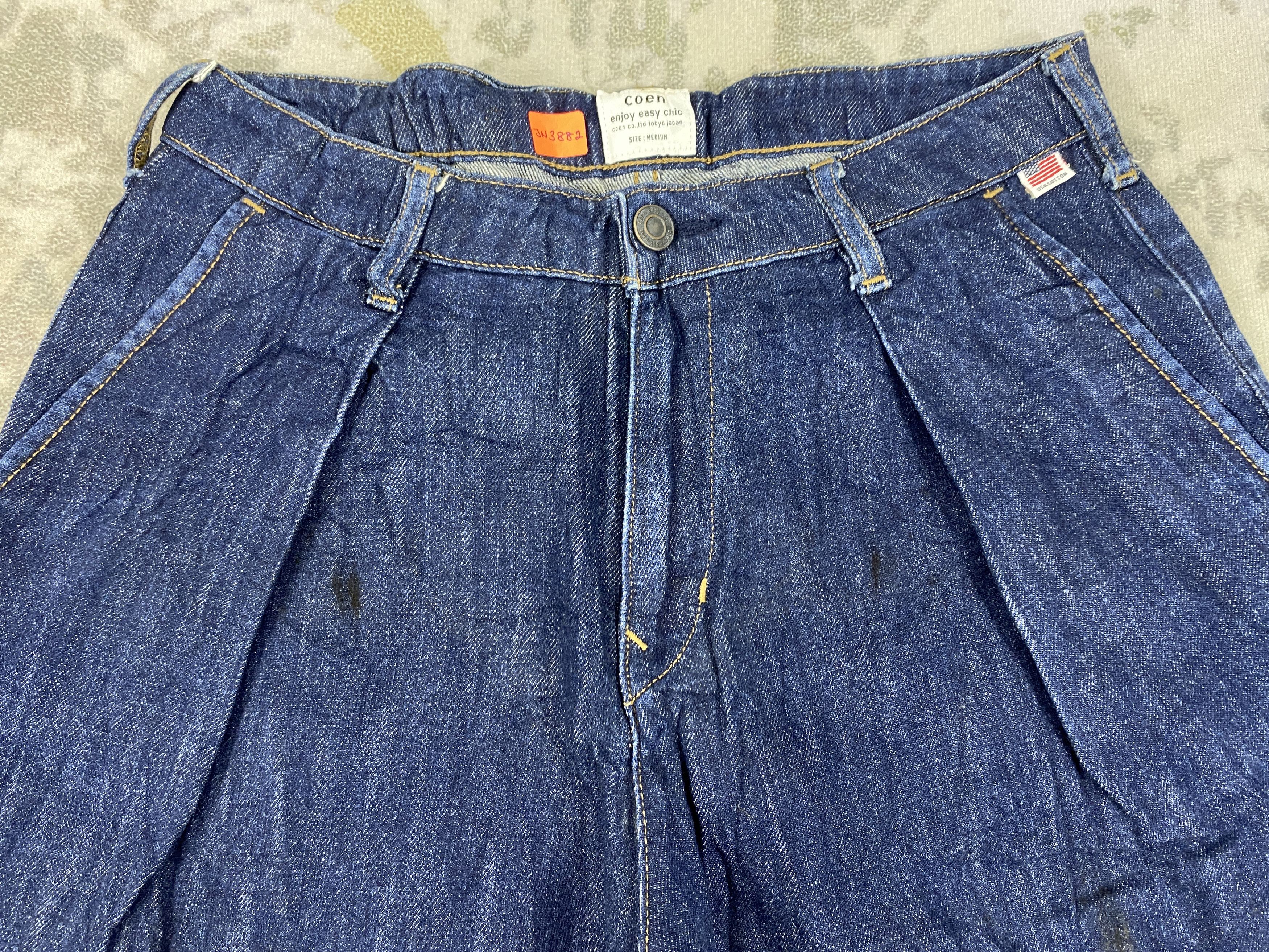 Yohji Yamamoto Vintage Baggy yohji yamamoto style Jeans 28x28 Denim- JN3882 Size US 28 / EU 44 - 3 Thumbnail