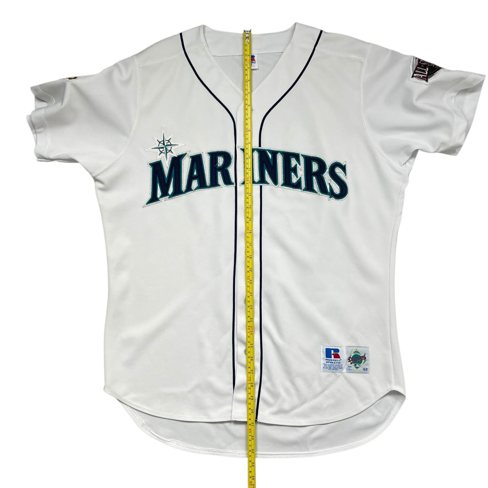 MLB SEATTLE MARINERS RUSSELL ALL STAR GAME 2001 AUTHENTIC JERSEY Size US XL / EU 56 / 4 - 8 Thumbnail
