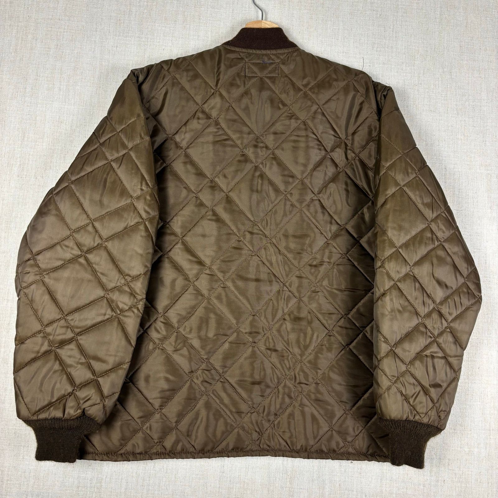 Oshkosh Vintage OshKosh B'Gosh 1960s Large Brown Quilted Jacket Size US L / EU 52-54 / 3 - 4 Thumbnail
