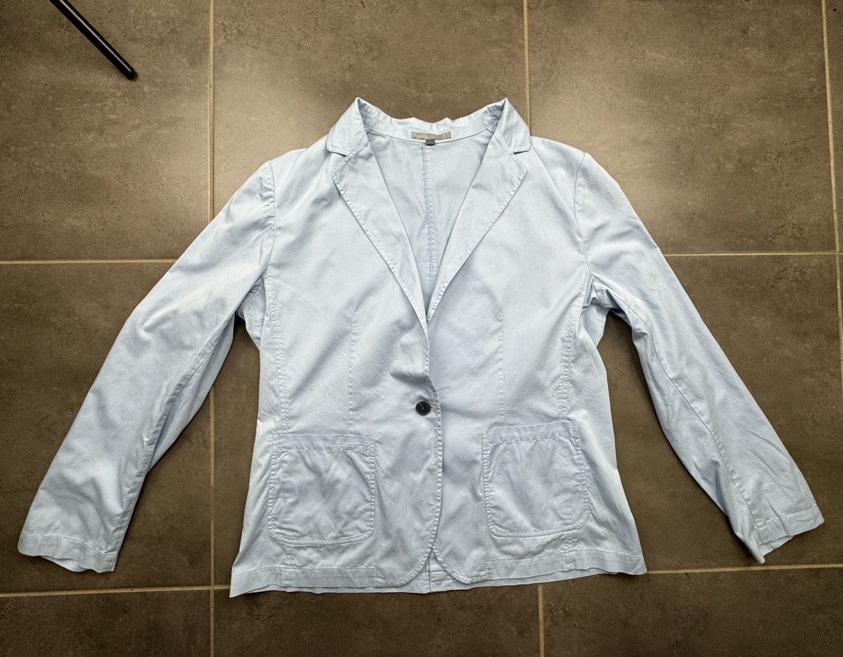 Uniqlo Uniqlo blue cotton women XL blazer Size XL / US 12-14 / IT 48-50 - 3 Thumbnail