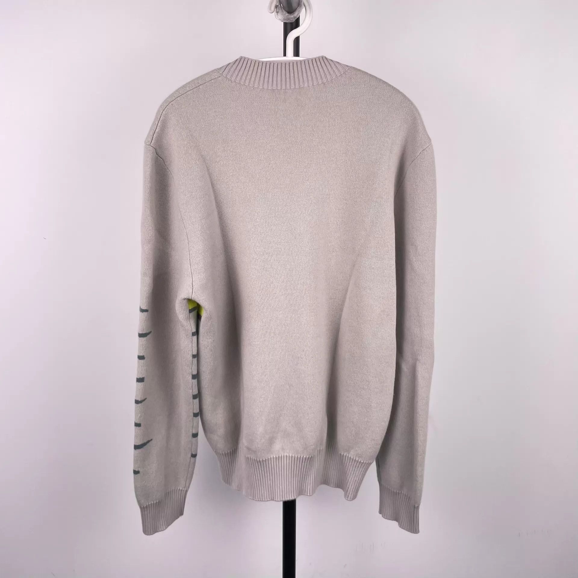 Hermes Hermès Cashmere 2-Tone Gray/Yellow Sweatshirt Size US L / EU 52-54 / 3 - 2 Thumbnail