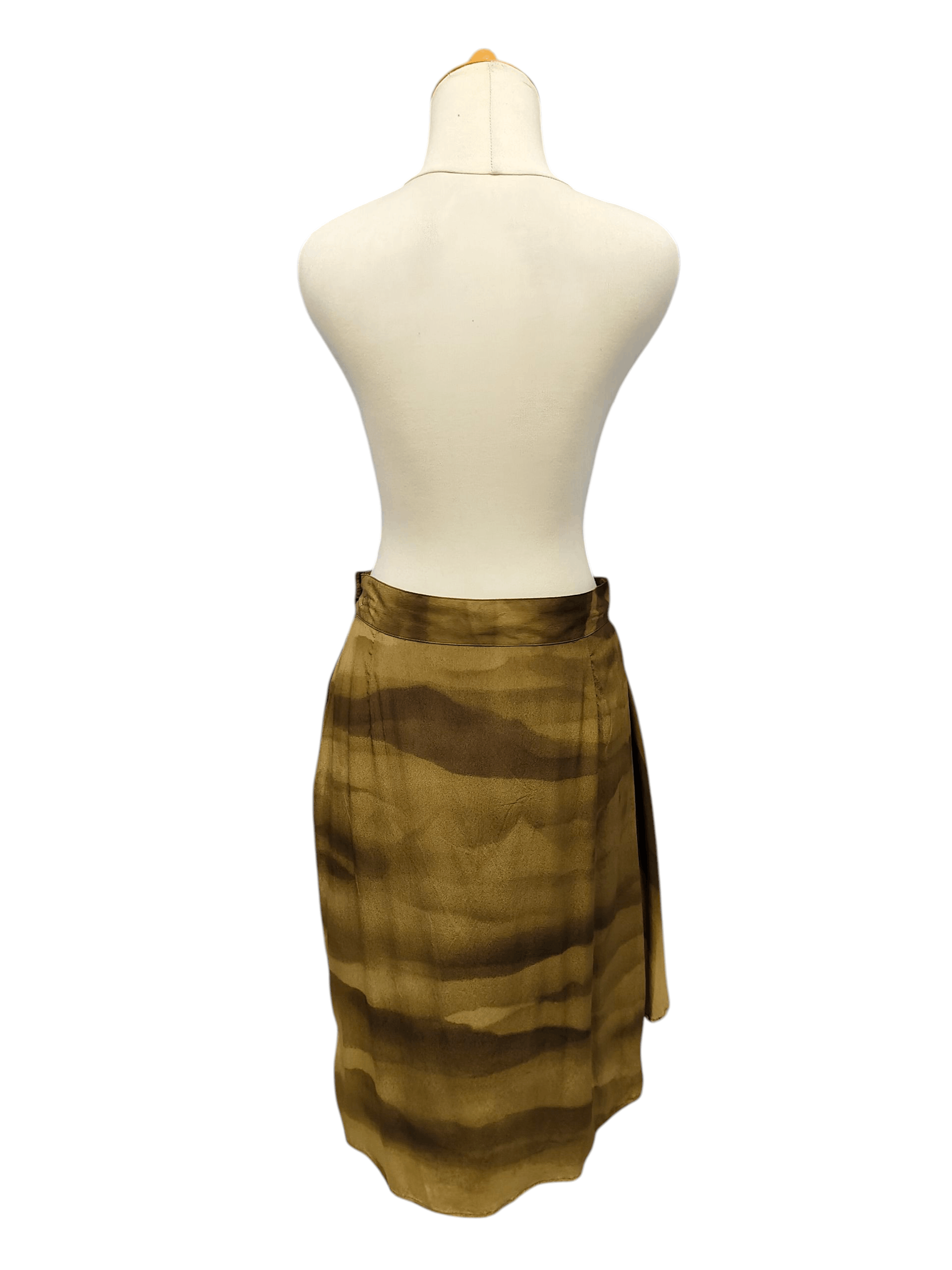 Versace 80s Genny by Versace- Piramid Desert Art Silk Drape Archive Size 30" / US 8 / IT 44 - 5 Thumbnail